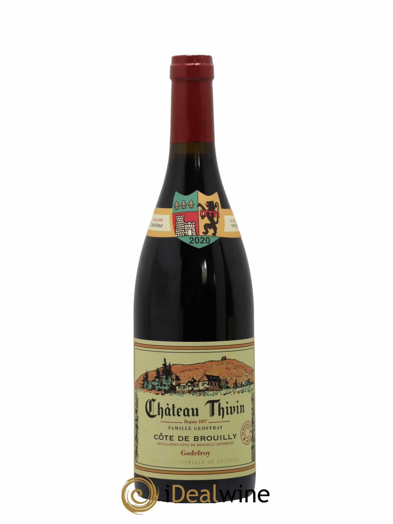 Côte de Brouilly Cuvée Godefroy Château Thivin 2020 - Lot of 1 bottle - 0