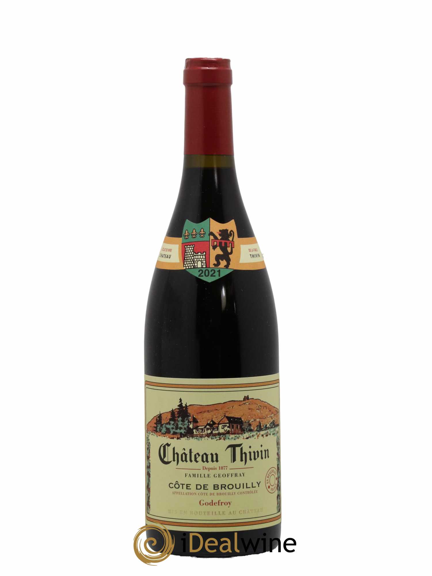 Côte de Brouilly Cuvée Godefroy Château Thivin  2021 - Lotto di 1 bottiglia - 0