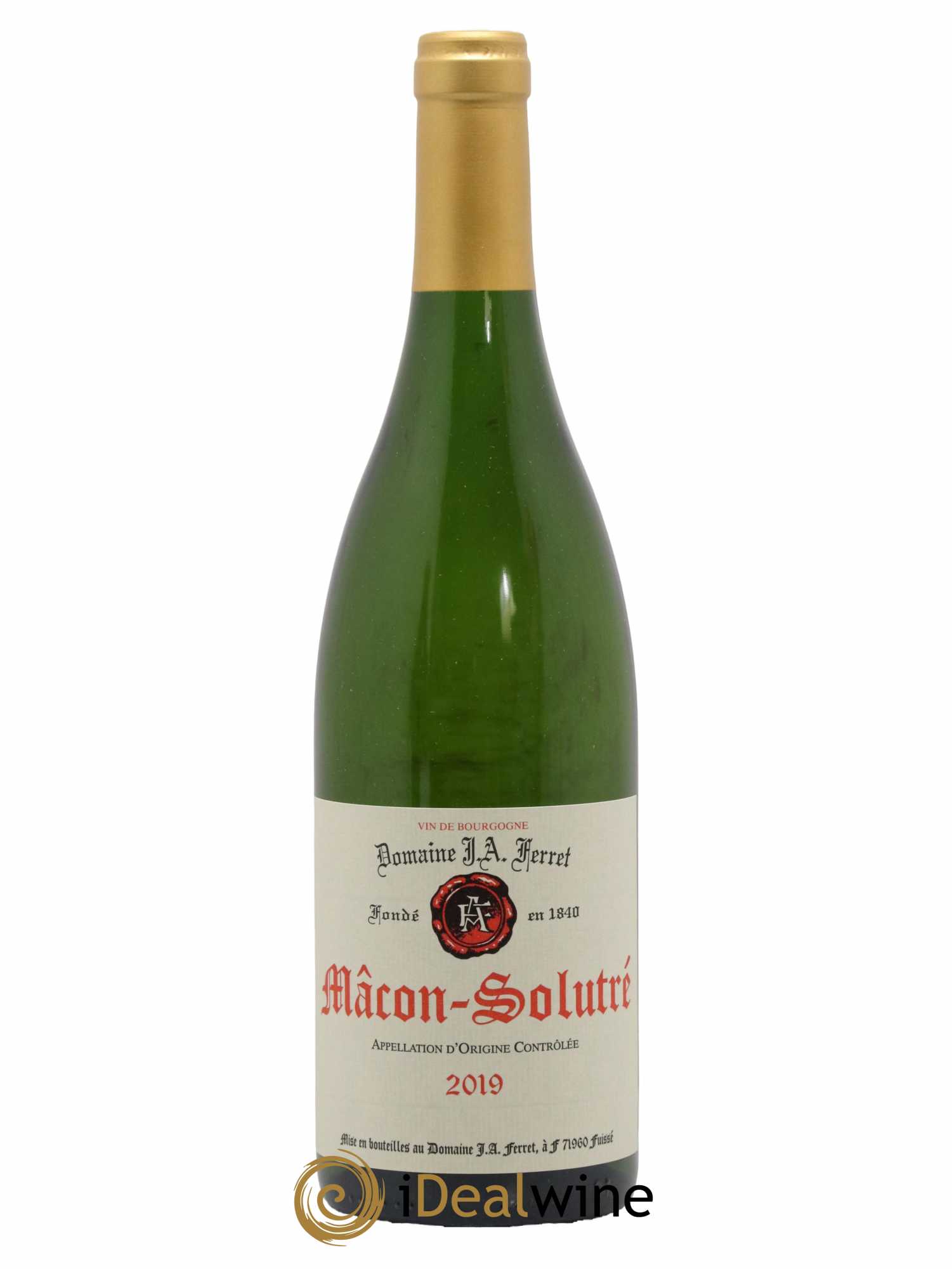 Mâcon-Solutré J.A. Ferret (Domaine) 2019 - Posten von 1 Flasche - 0