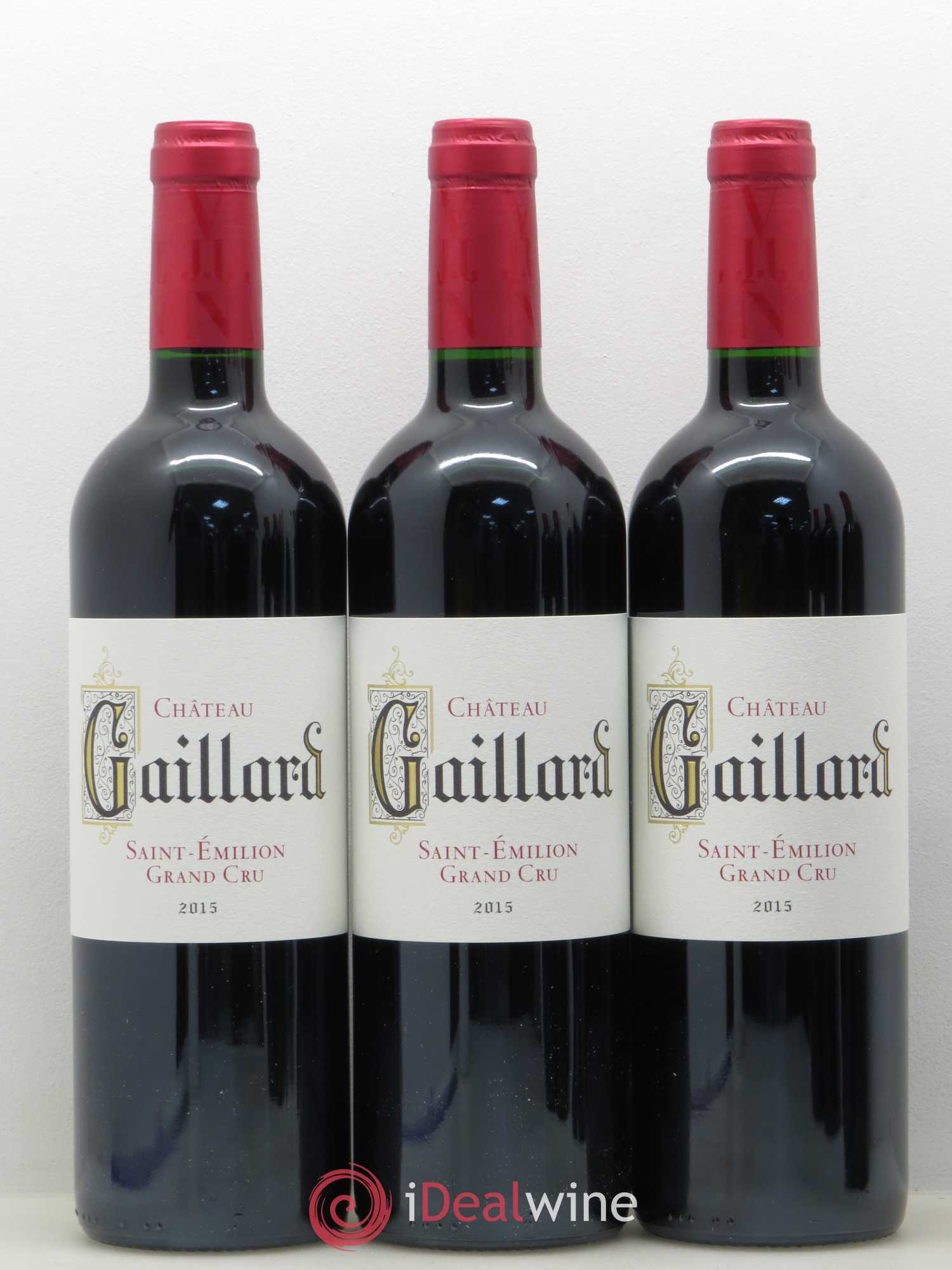 Saint-Émilion Grand Cru Château Gaillard (sans prix de réserve) 2015 - Lot de 6 bouteilles - 2