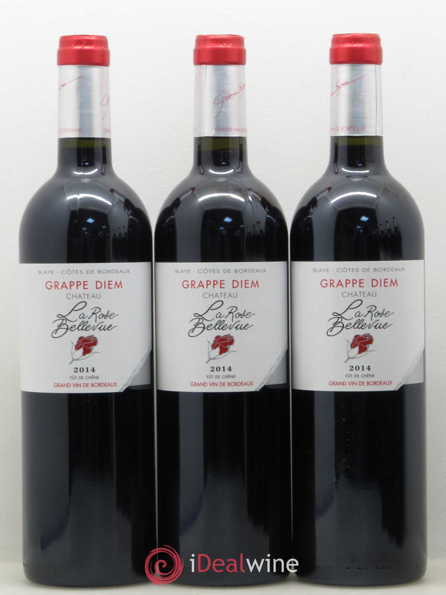 Premières-Côtes-de-Blaye (Blaye-Côtes-de-Bordeaux) Château La Rose Bellevue (no reserve) 2014 - Lot of 6 bottles - 2