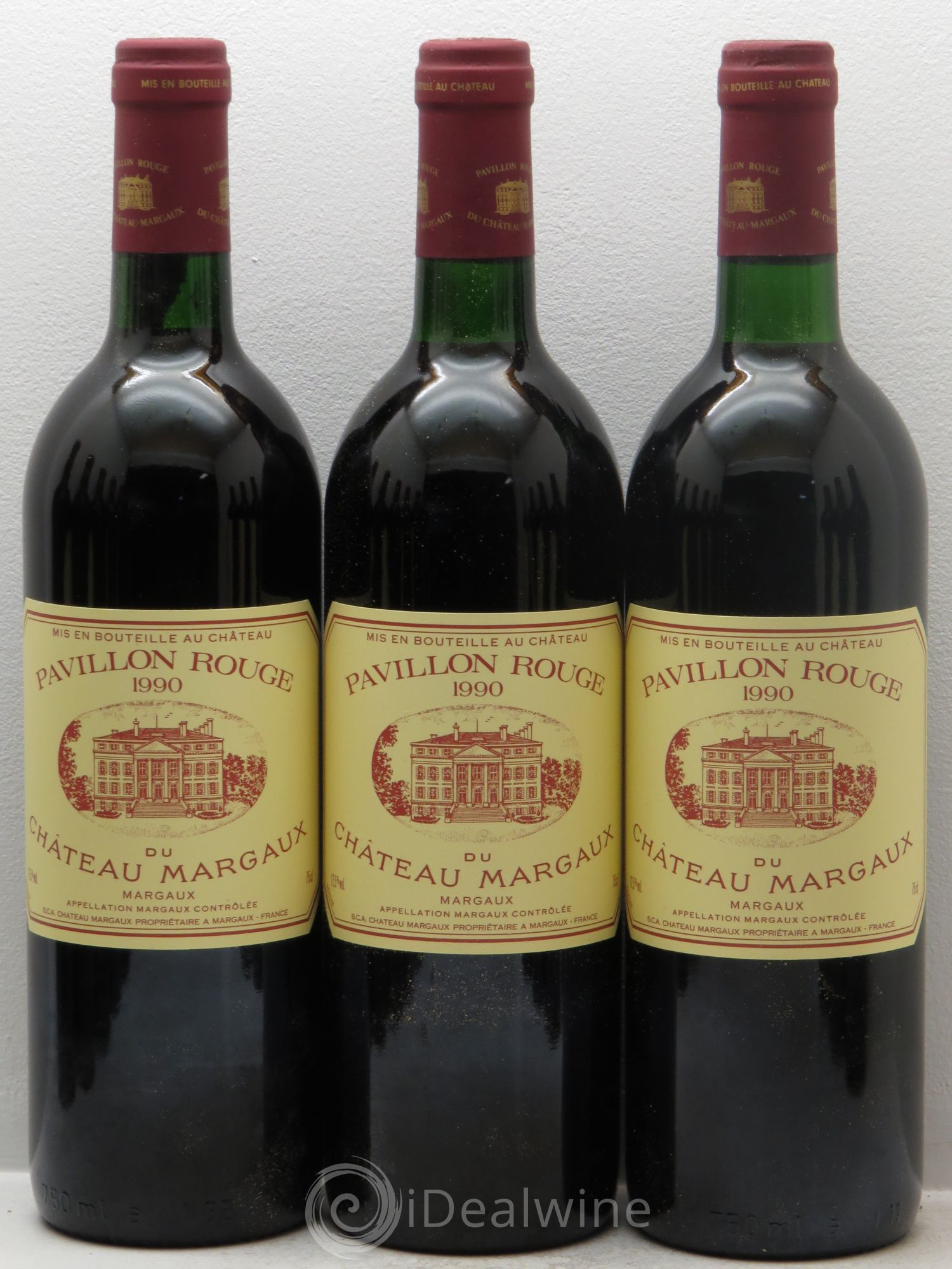 Pavillon Rouge du Château Margaux Second Vin 1990 - Lot de 12 bouteilles - 1