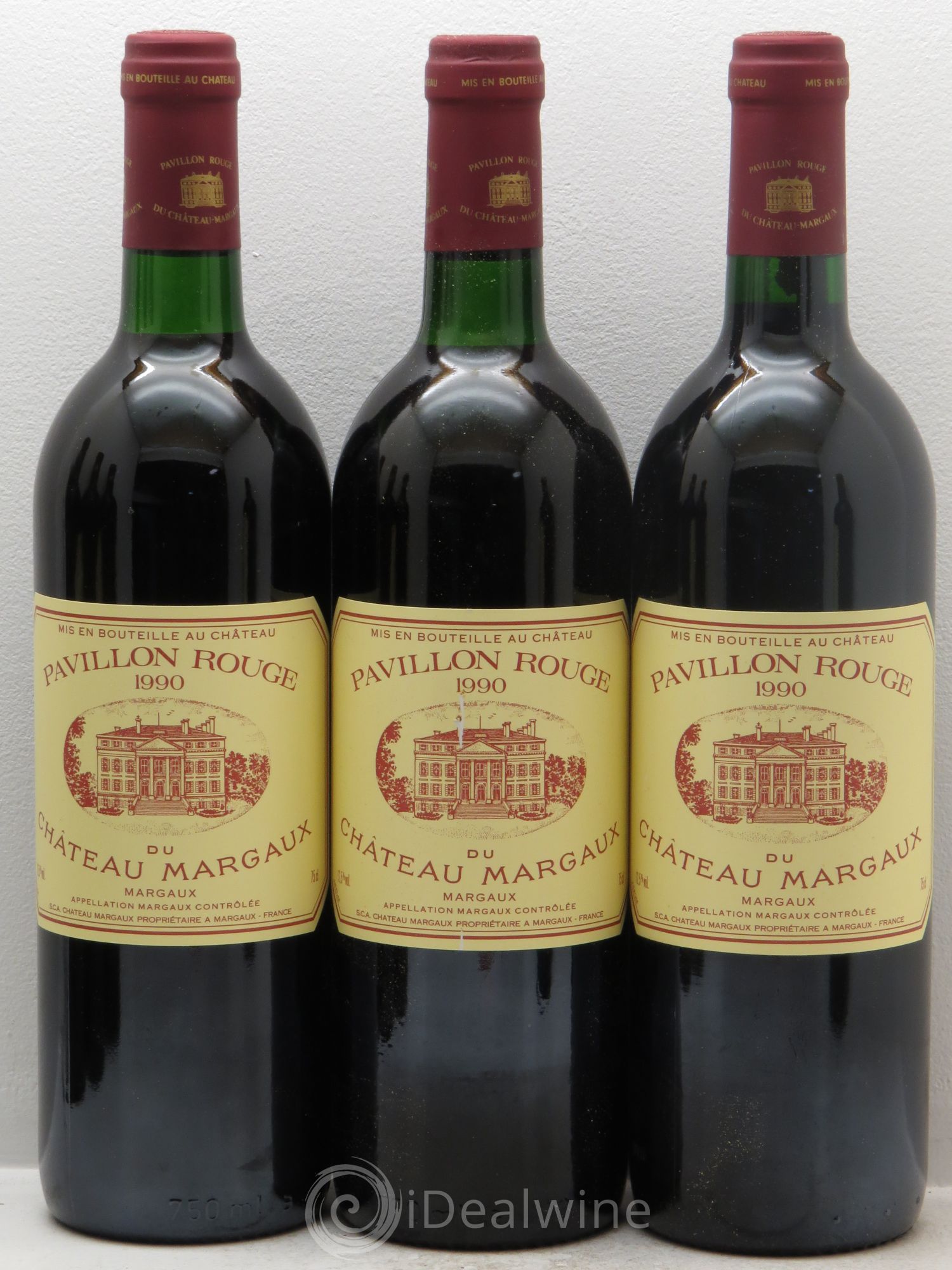 Pavillon Rouge du Château Margaux Second Vin 1990 - Lot de 12 bouteilles - 3