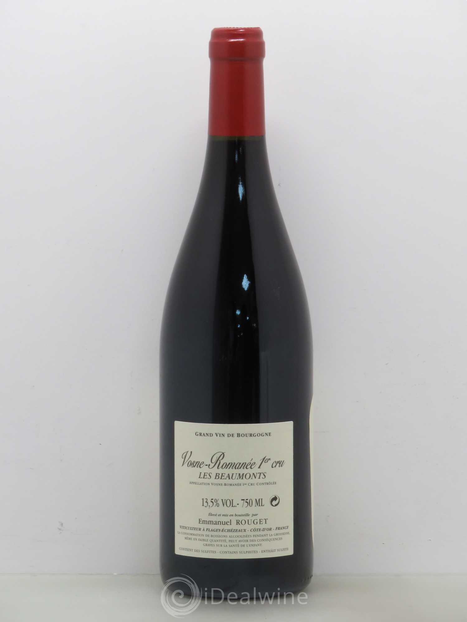 Vosne-Romanée 1er Cru Les Beaumonts Emmanuel Rouget 2008 - Lot de 1 bouteille - 1