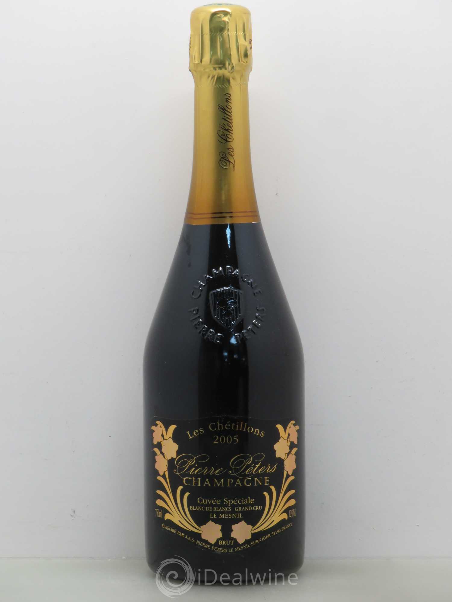 Champagne Pierre Peters Les Chetillons Cuvée speciale Grand Cru Blanc de Blancs  2005 - Lot de 1 bouteille - 0