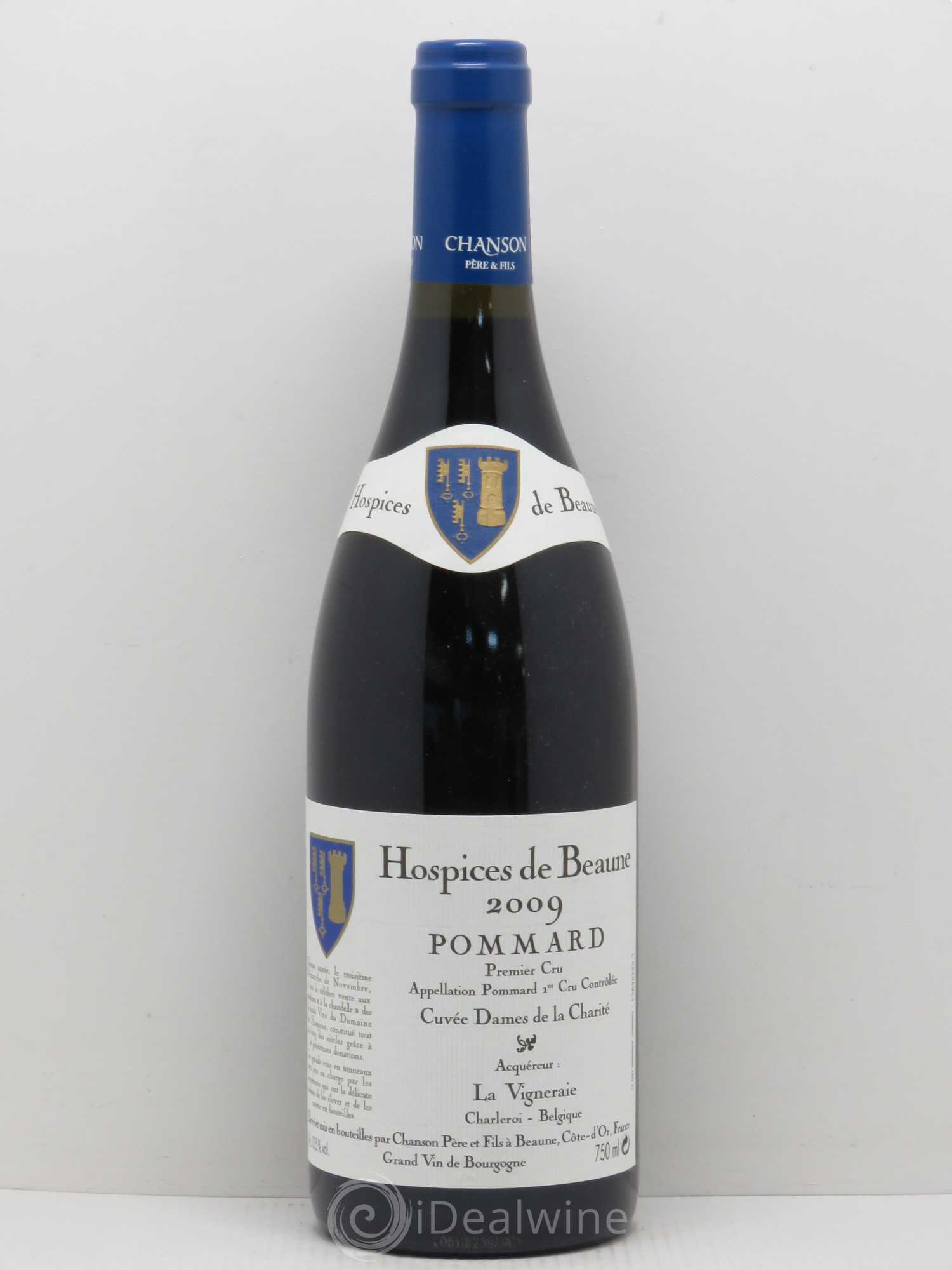 Pommard 1er Cru Hospices de Beaune Cuvée Dames De La Charite Chanson 2009 - Lot de 1 bouteille - 0