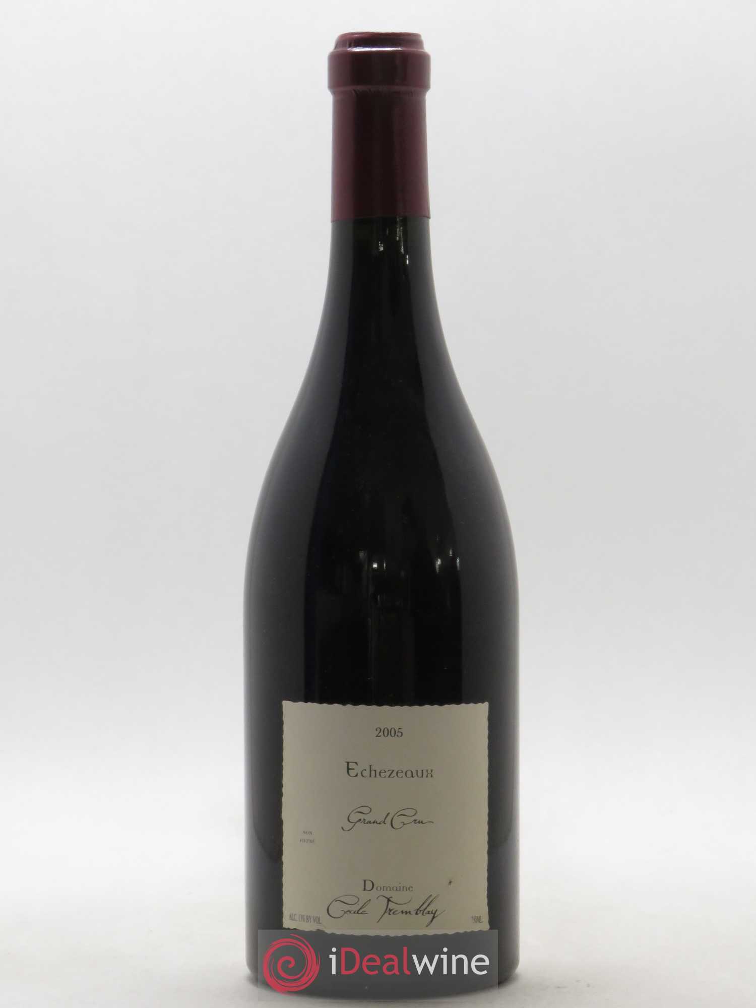 Echezeaux Grand Cru du dessus Cécile Tremblay 2005 - Lot de 1 bouteille - 0