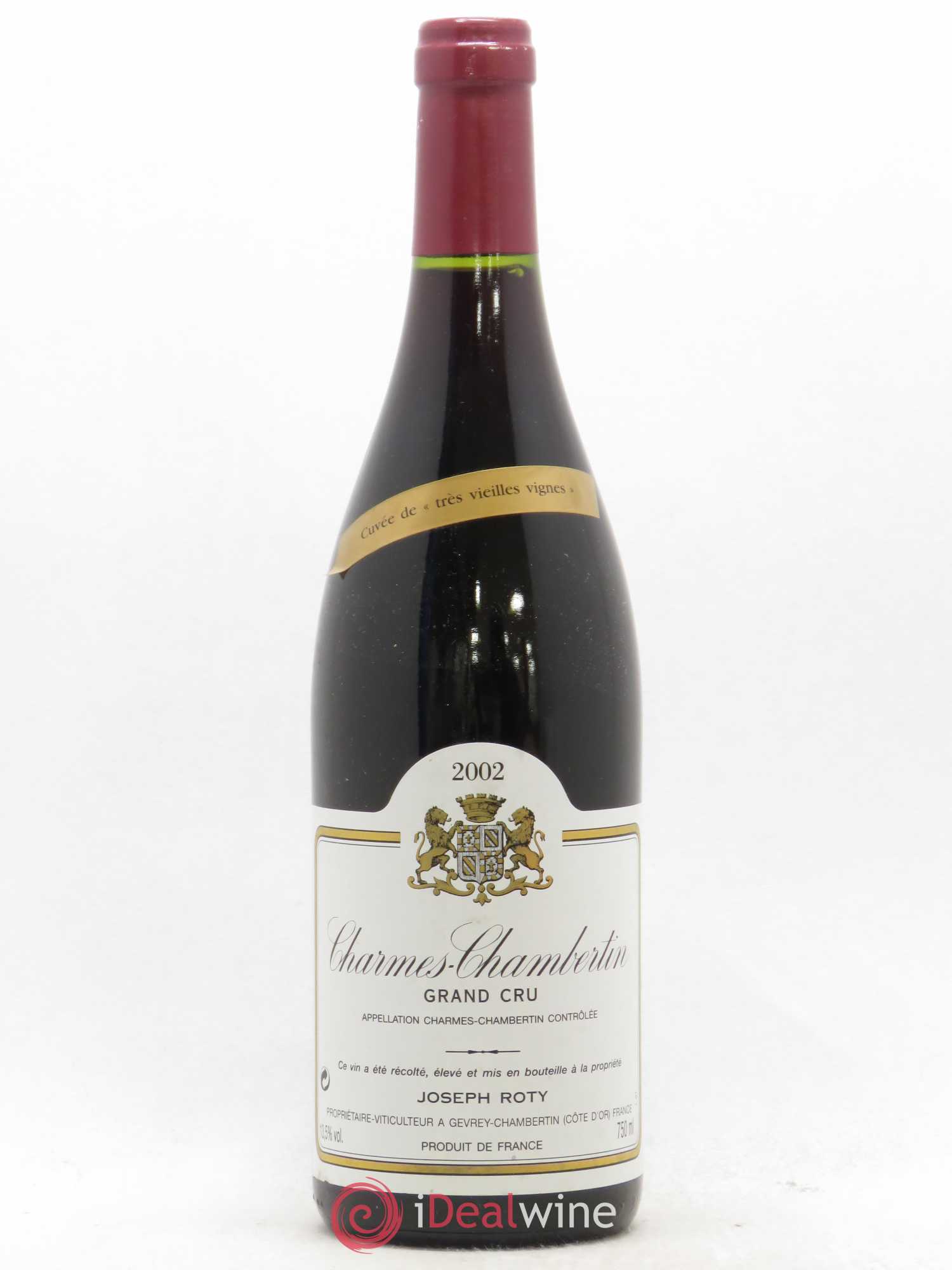 Charmes-Chambertin Grand Cru Très vieilles vignes Joseph Roty (Domaine) 2002 - Lot of 1 bottle - 0