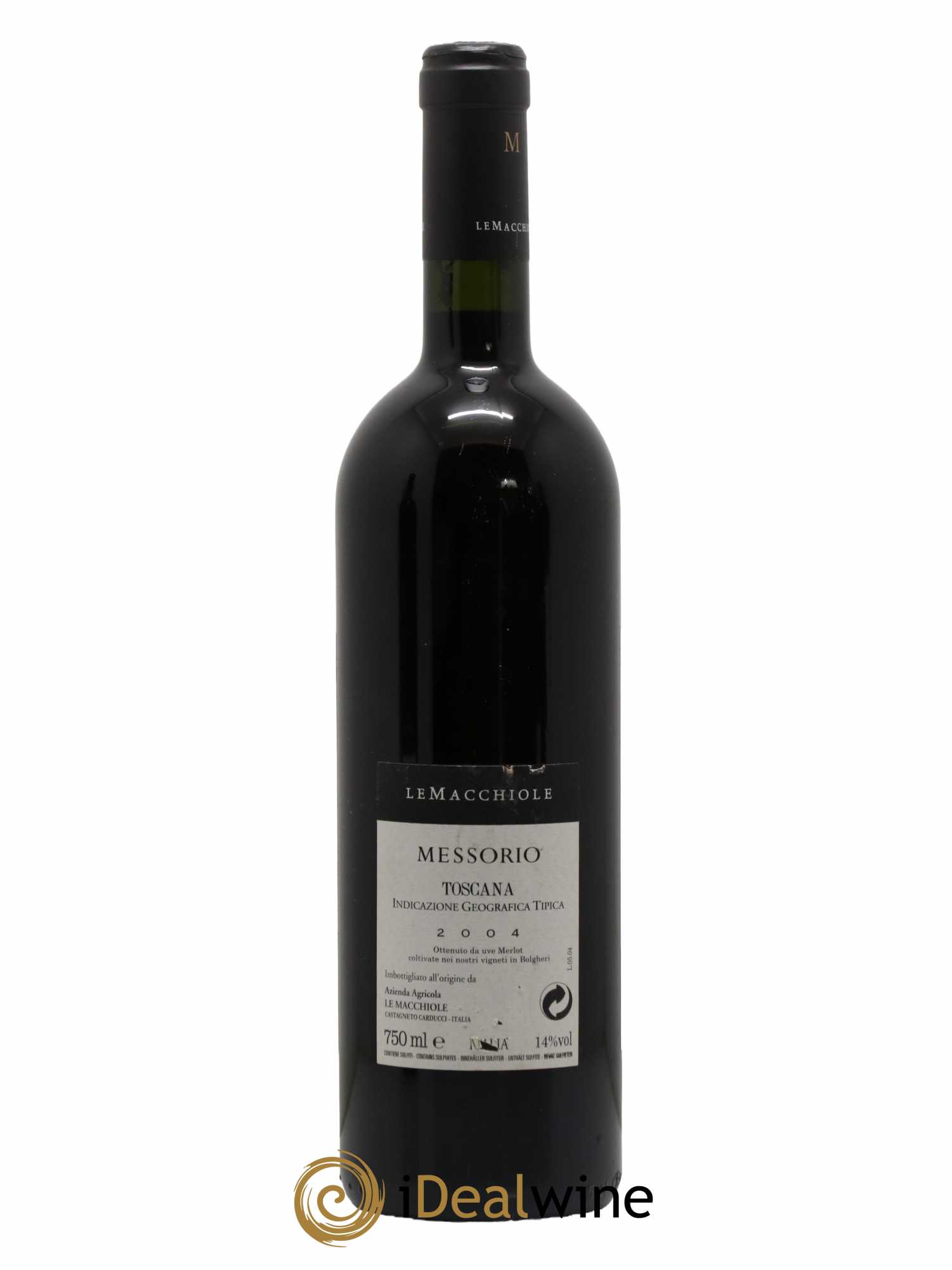 Toscana IGT Le Macchiole Messorio 2004 - Lot de 1 bouteille - 1