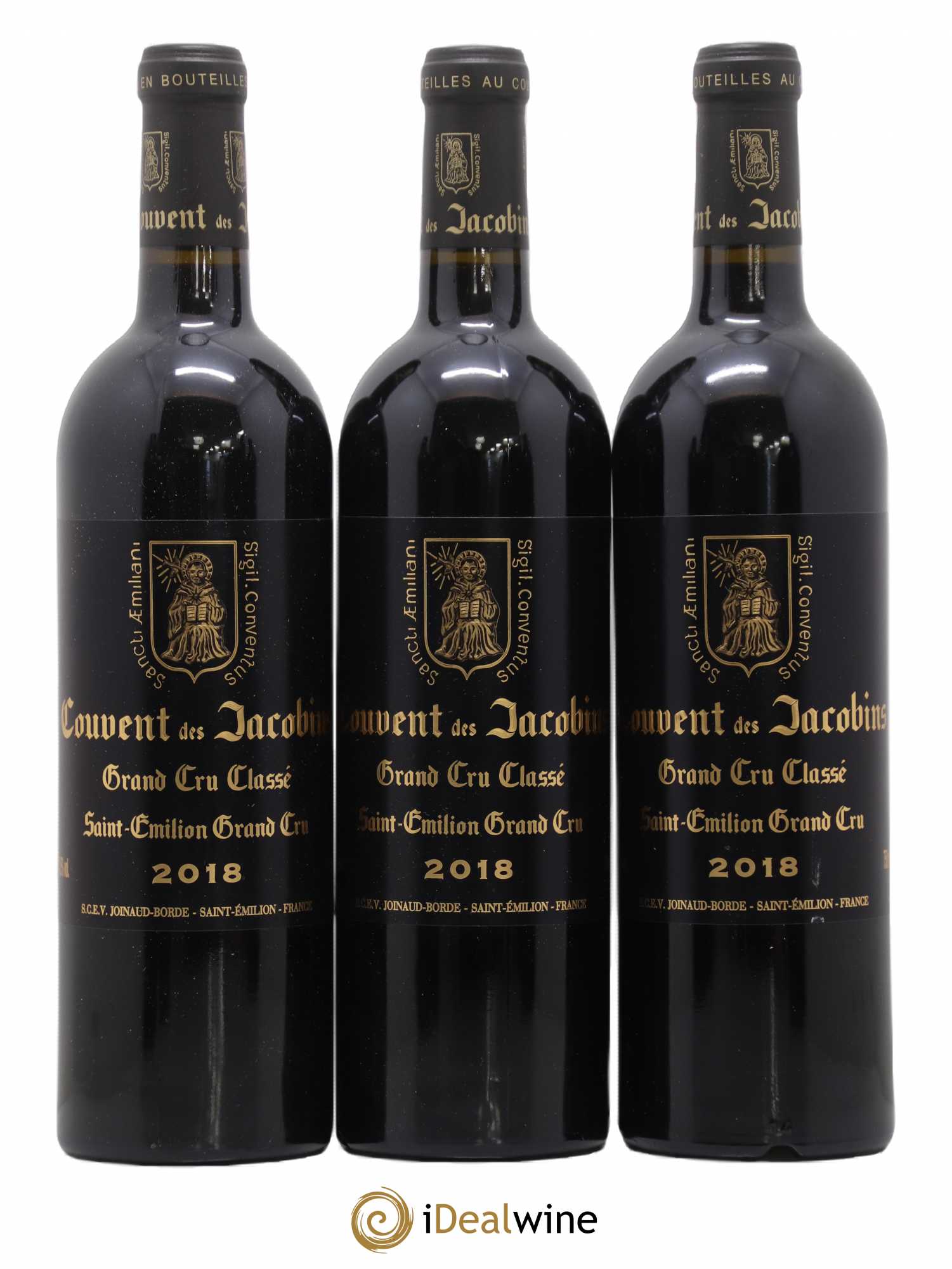 Château Couvent des Jacobins Grand Cru Classé 2018 - Lot of 6 bottles - 1