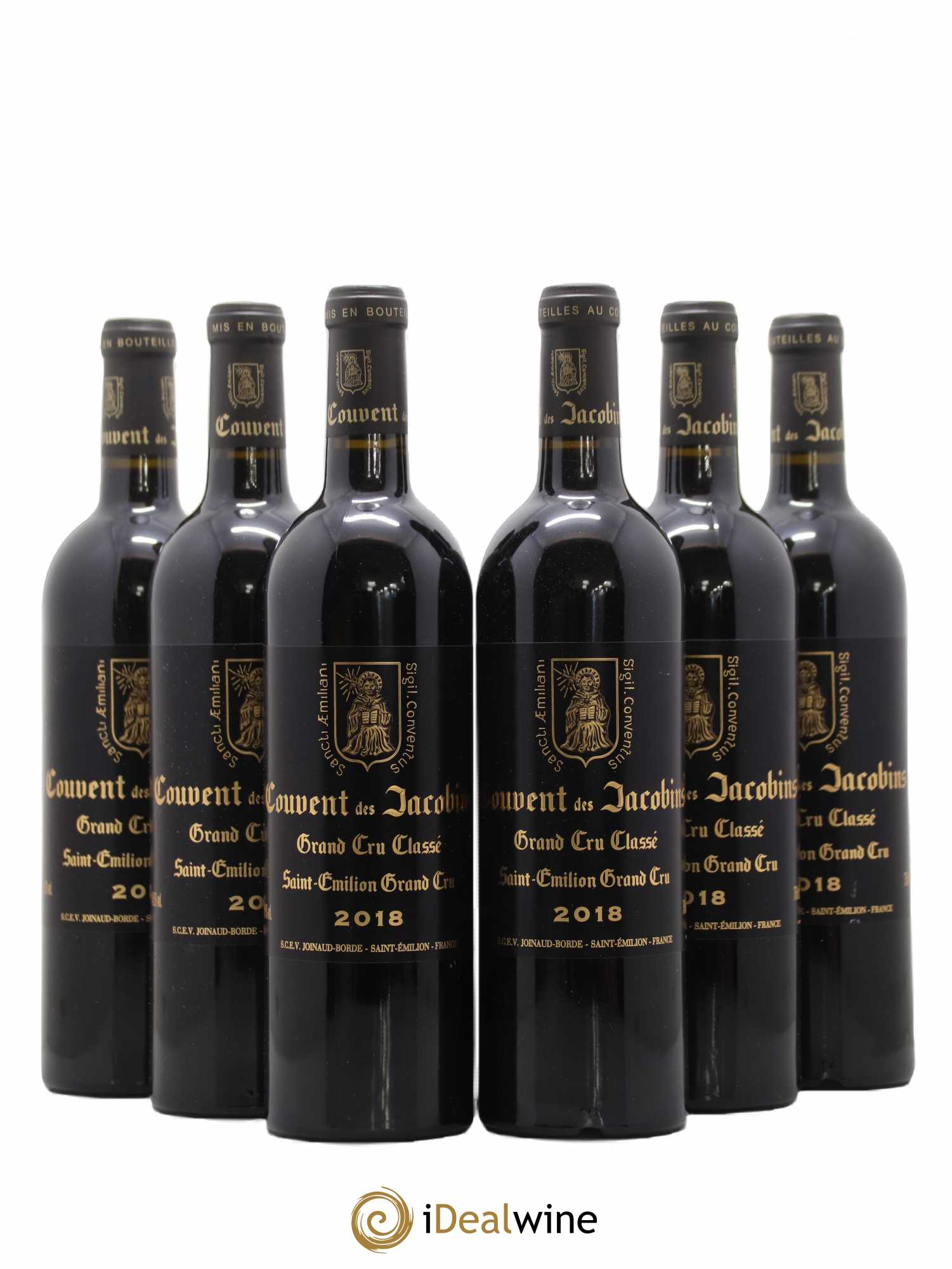 Château Couvent des Jacobins Grand Cru Classé 2018 - Lot of 6 bottles - 0