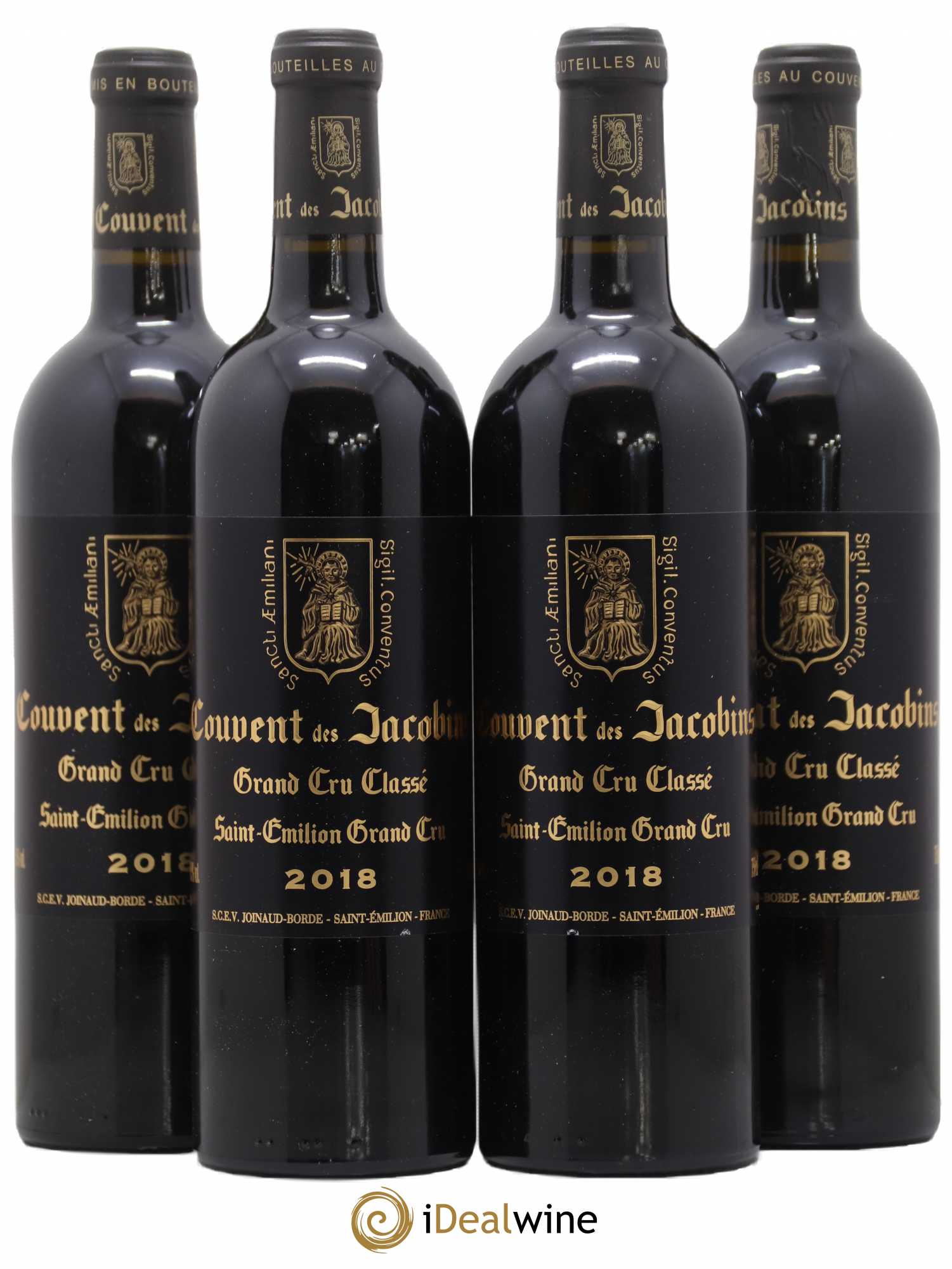 Château Couvent des Jacobins Grand Cru Classé 2018 - Lot de 4 bouteilles - 0