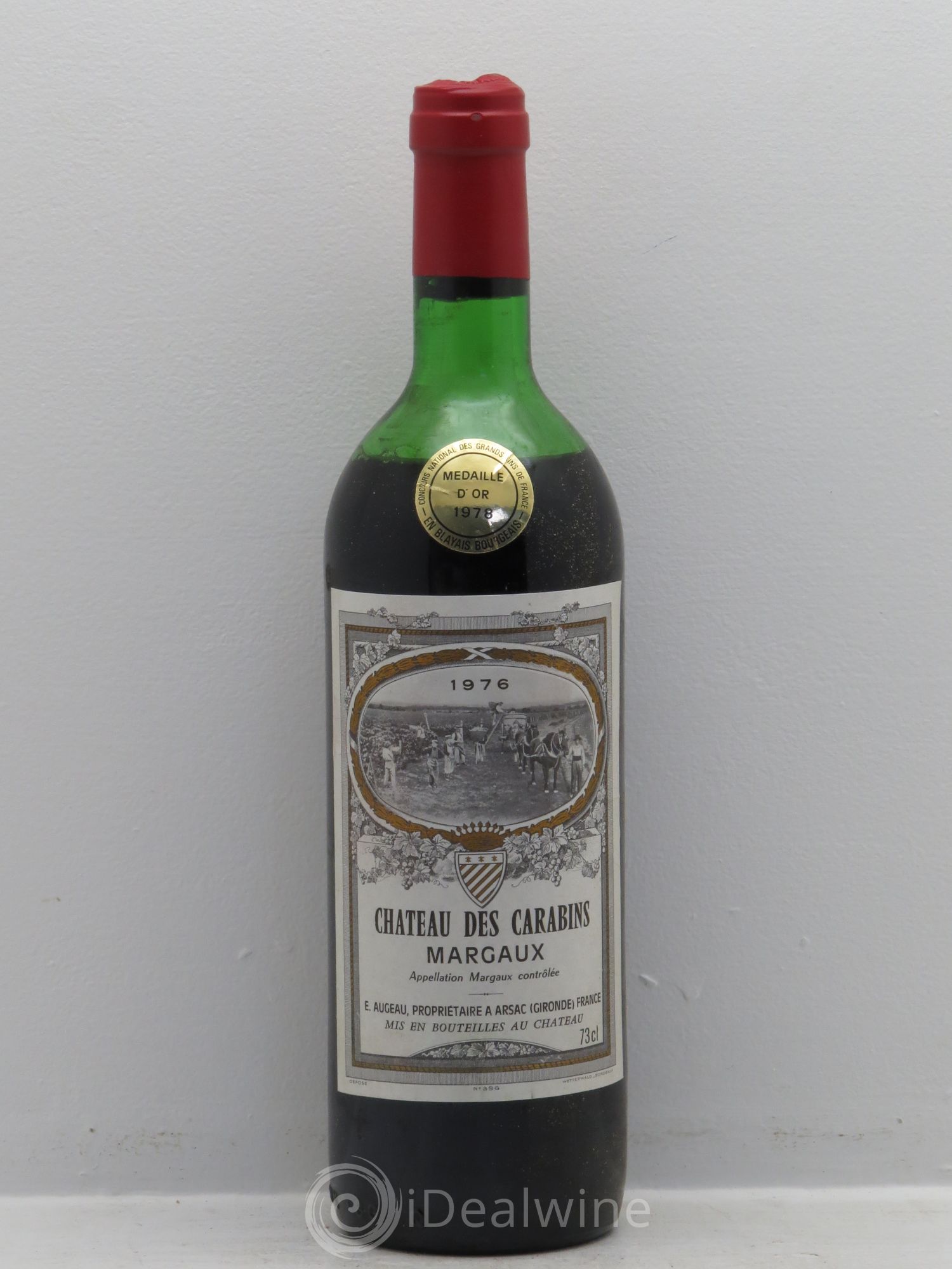 Bordeaux Margaux Château des Carabins 1976 - Lot de 6 bouteilles - 0