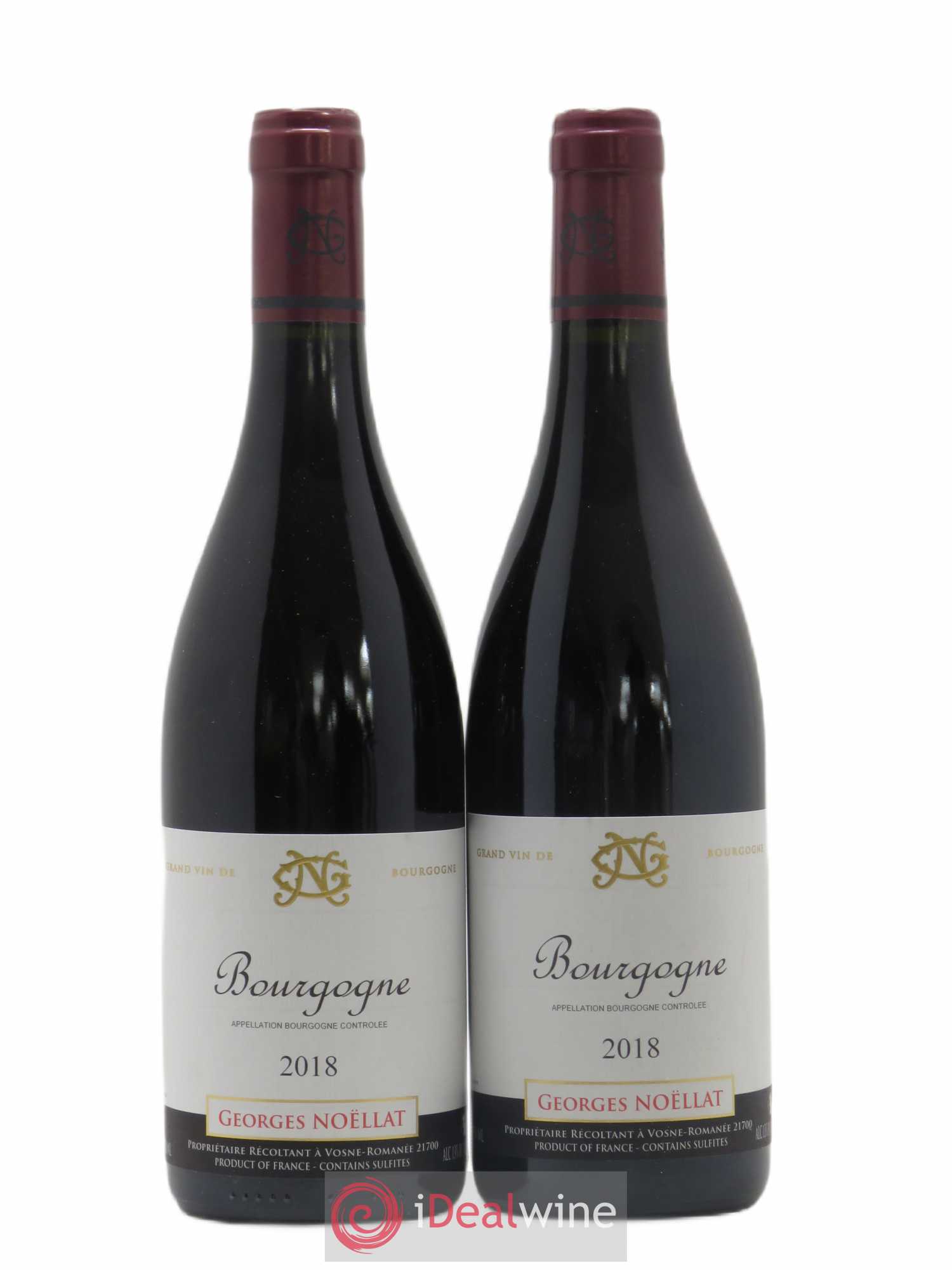 Bourgogne Georges Noëllat (Domaine) 2018 - Lot de 2 bouteilles - 0