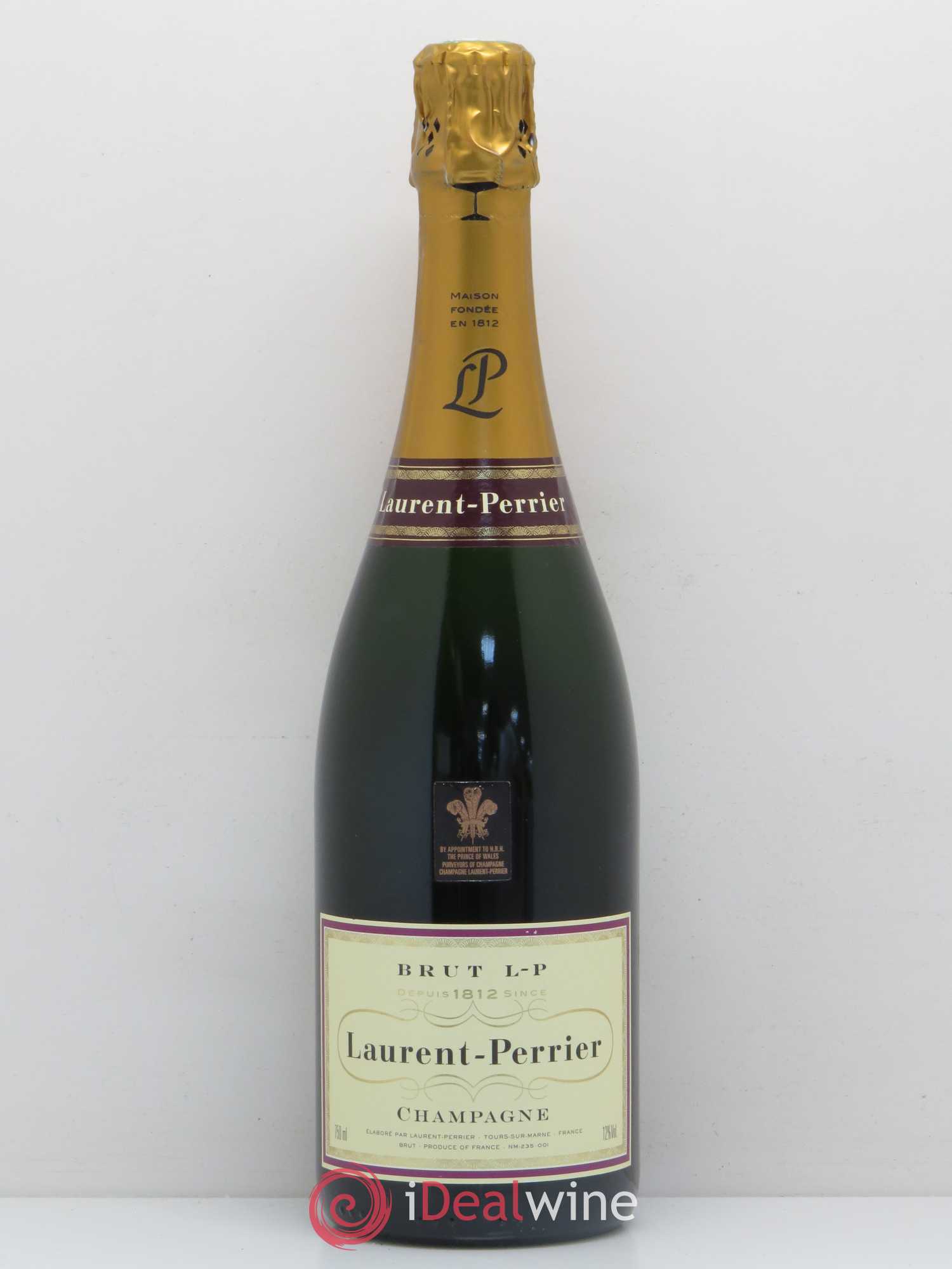 Champagne Laurent Perrier Brut LP - Lot de 1 bouteille - 0