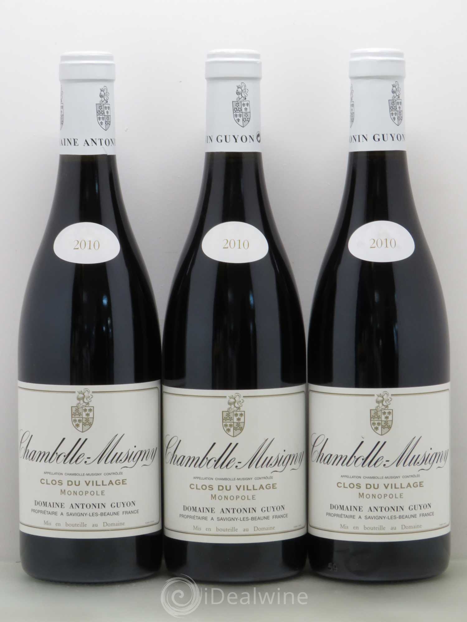 Chambolle-Musigny Clos Du Village A. Guyon 2010 - Lot of 6 bottles - 2