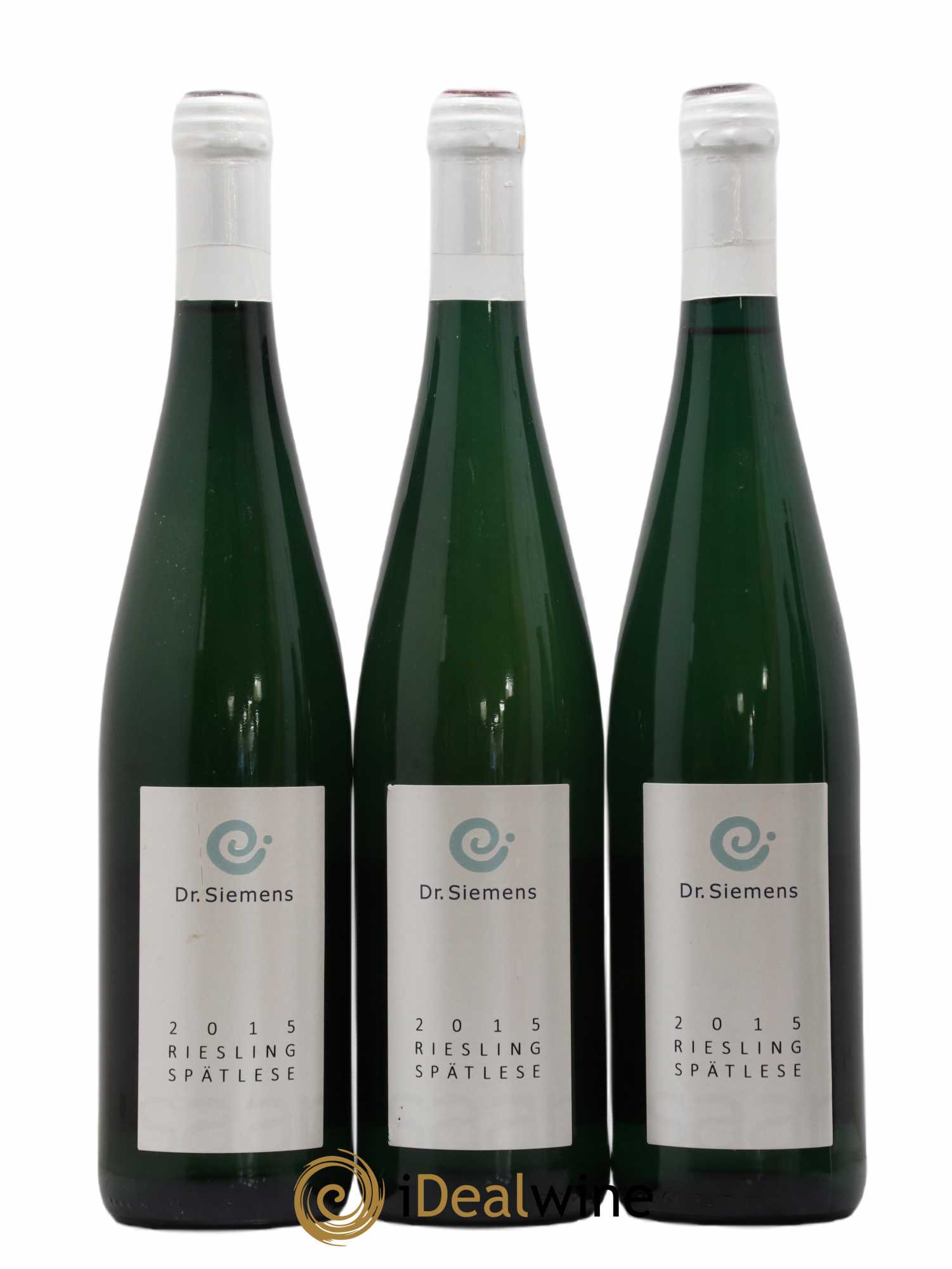 Allemagne Mosel-Saar Wurtzberg Riesling Spatlese T Dr Siemens 2015 - Lot de 6 bouteilles - 1