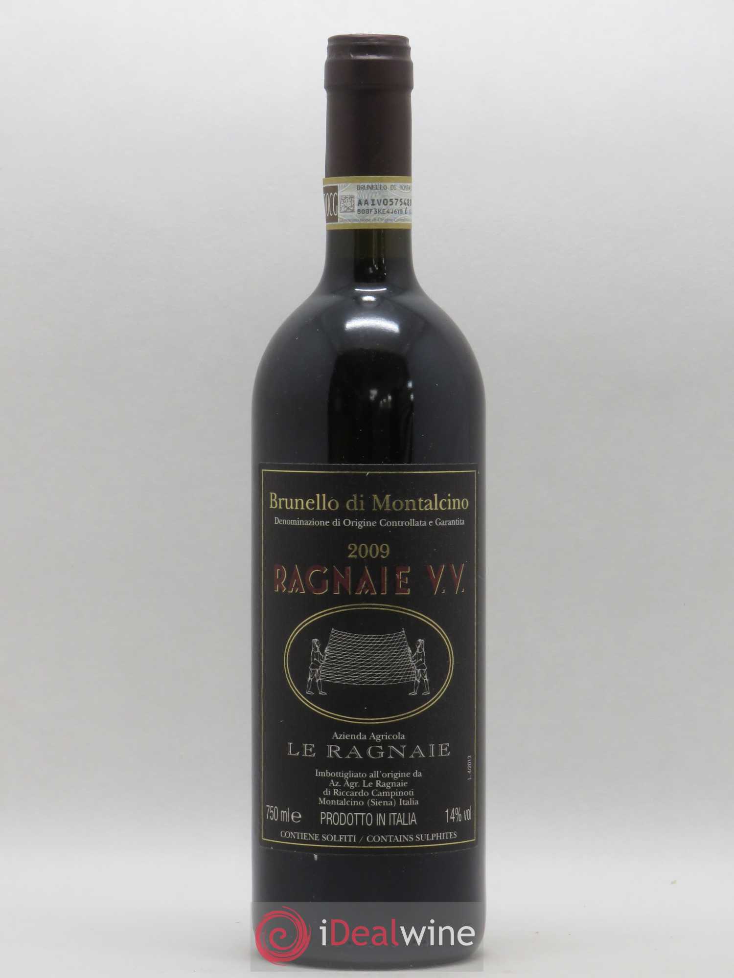 Brunello di Montalcino DOCG Le Ragnaie Vecchie Vigne 2009 - Lot of 1 bottle - 0