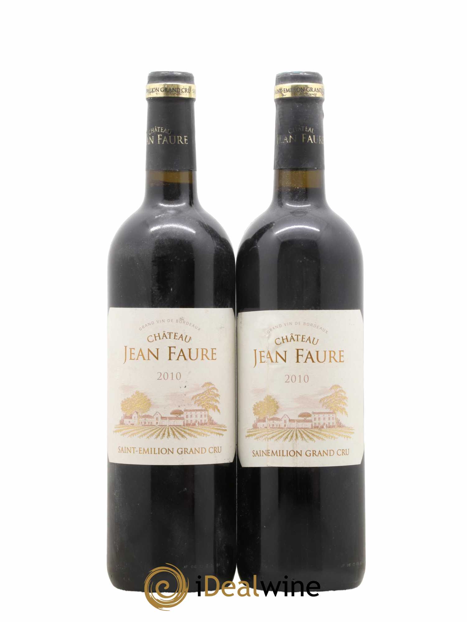 Château Jean Faure Grand Cru Classé  (no reserve) 2010 - Lot of 2 bottles - 0