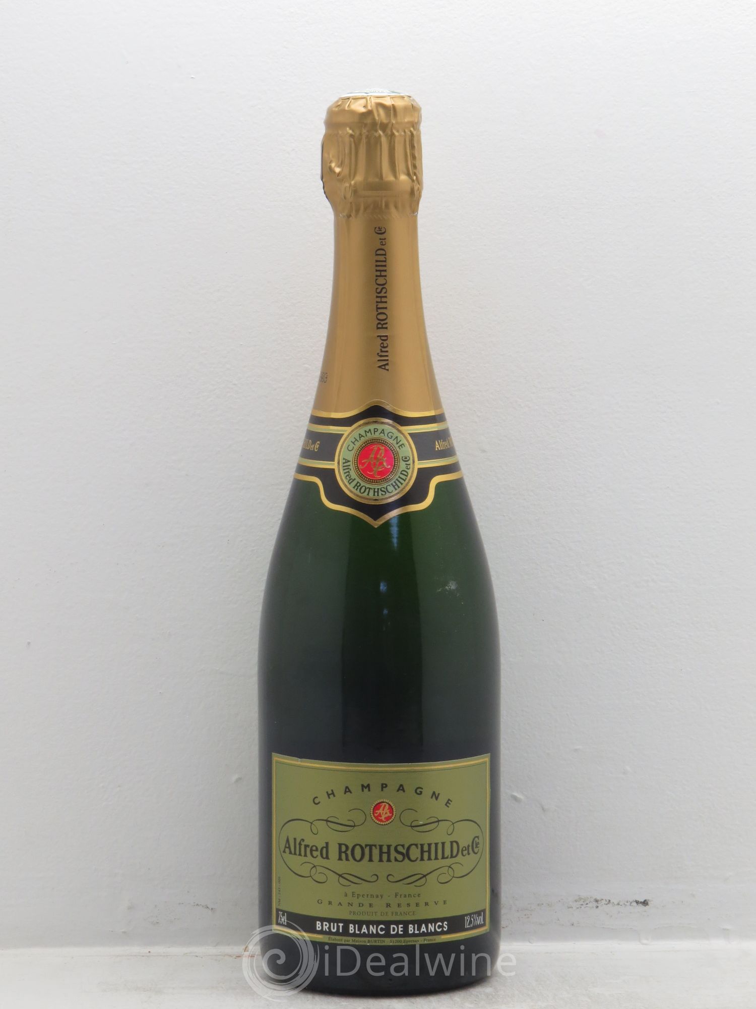 Champagne Alfred de Rothschild .Blanc de Blancs .Grande réserve - Lot de 1 bouteille - 0