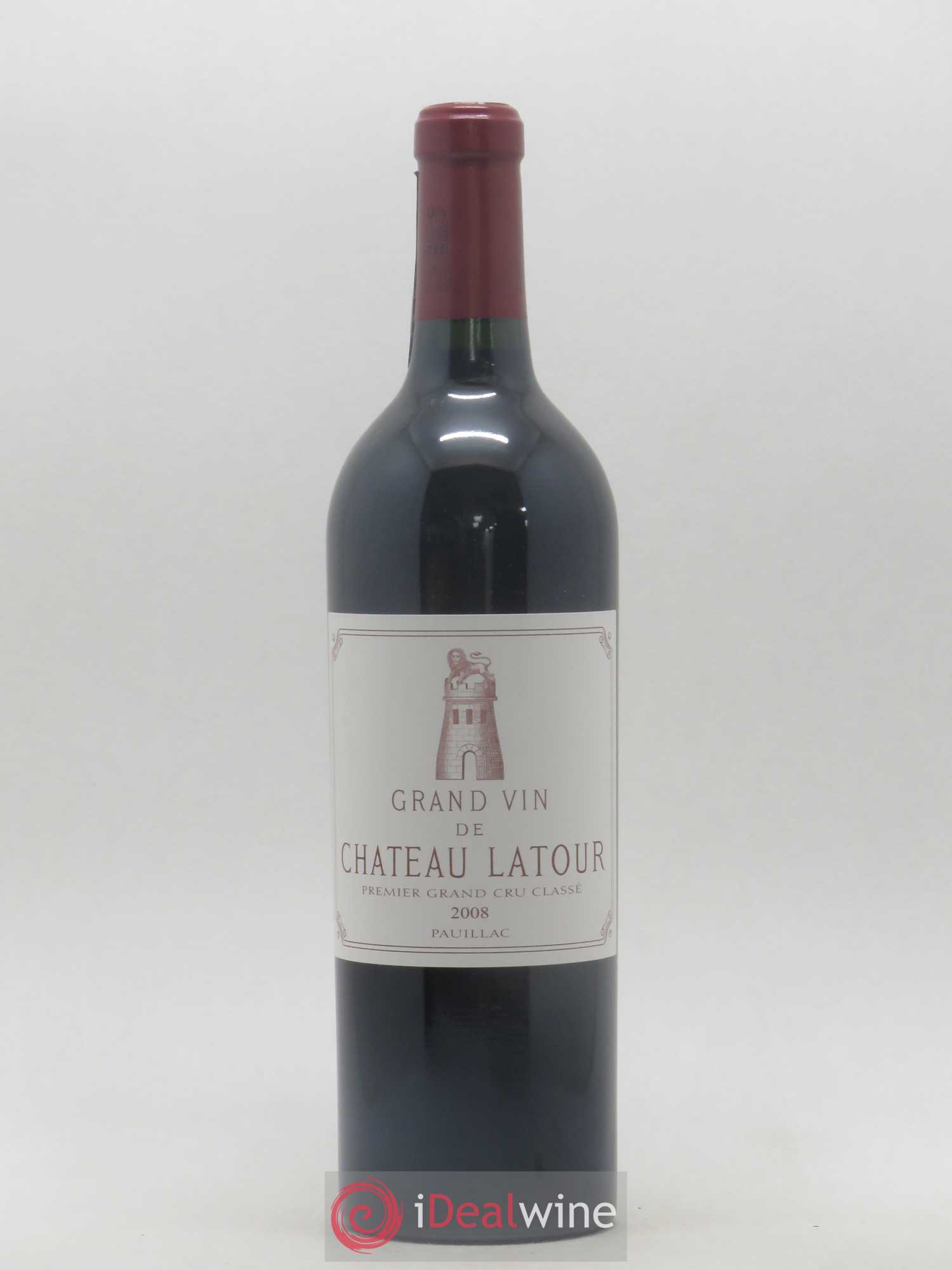 Château Latour 1er Grand Cru Classé 2008 - Lot de 1 bouteille - 0