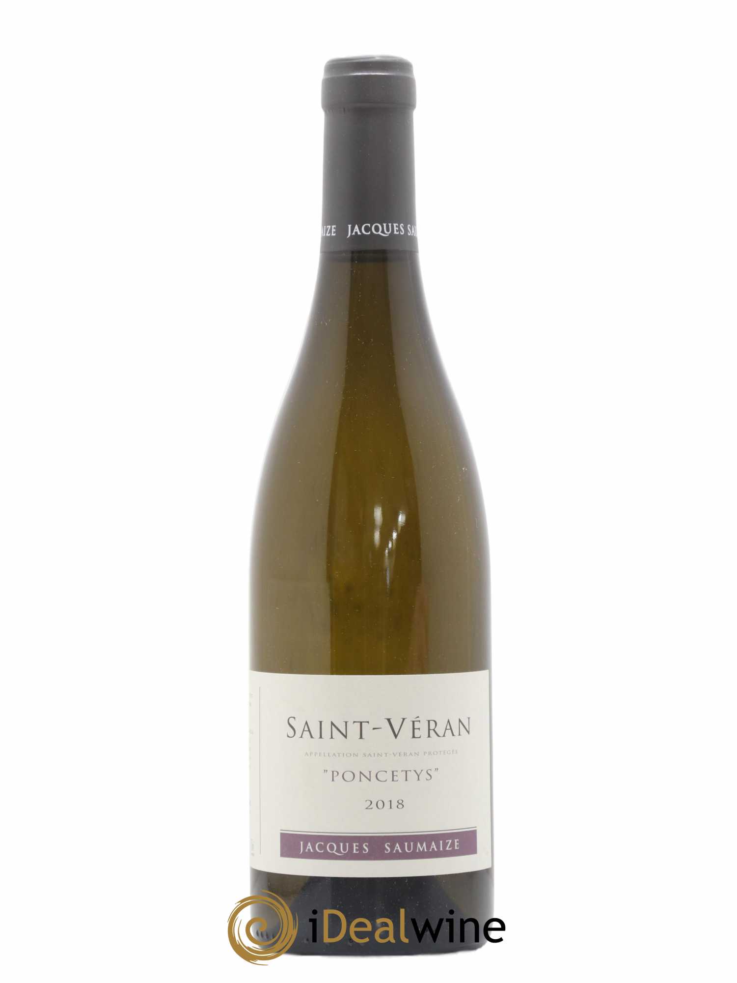 Saint-Véran Poncetys Jacques et Nathalie Saumaize 2018 - Lot de 1 bouteille - 0