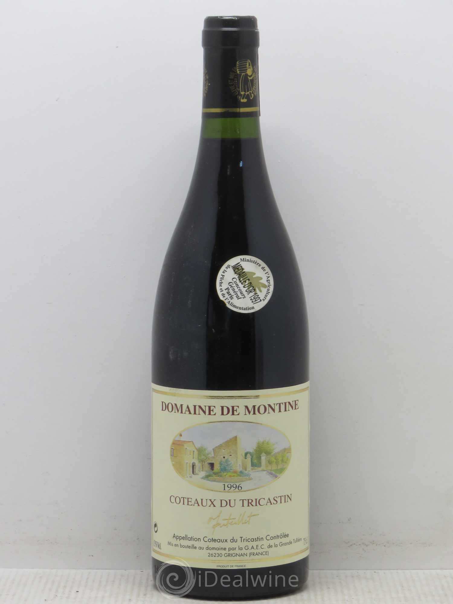 Rhône Coteaux Du Tricastin Domaine De Montine (sans prix de réserve) 1996 - Lot de 1 bouteille - 0