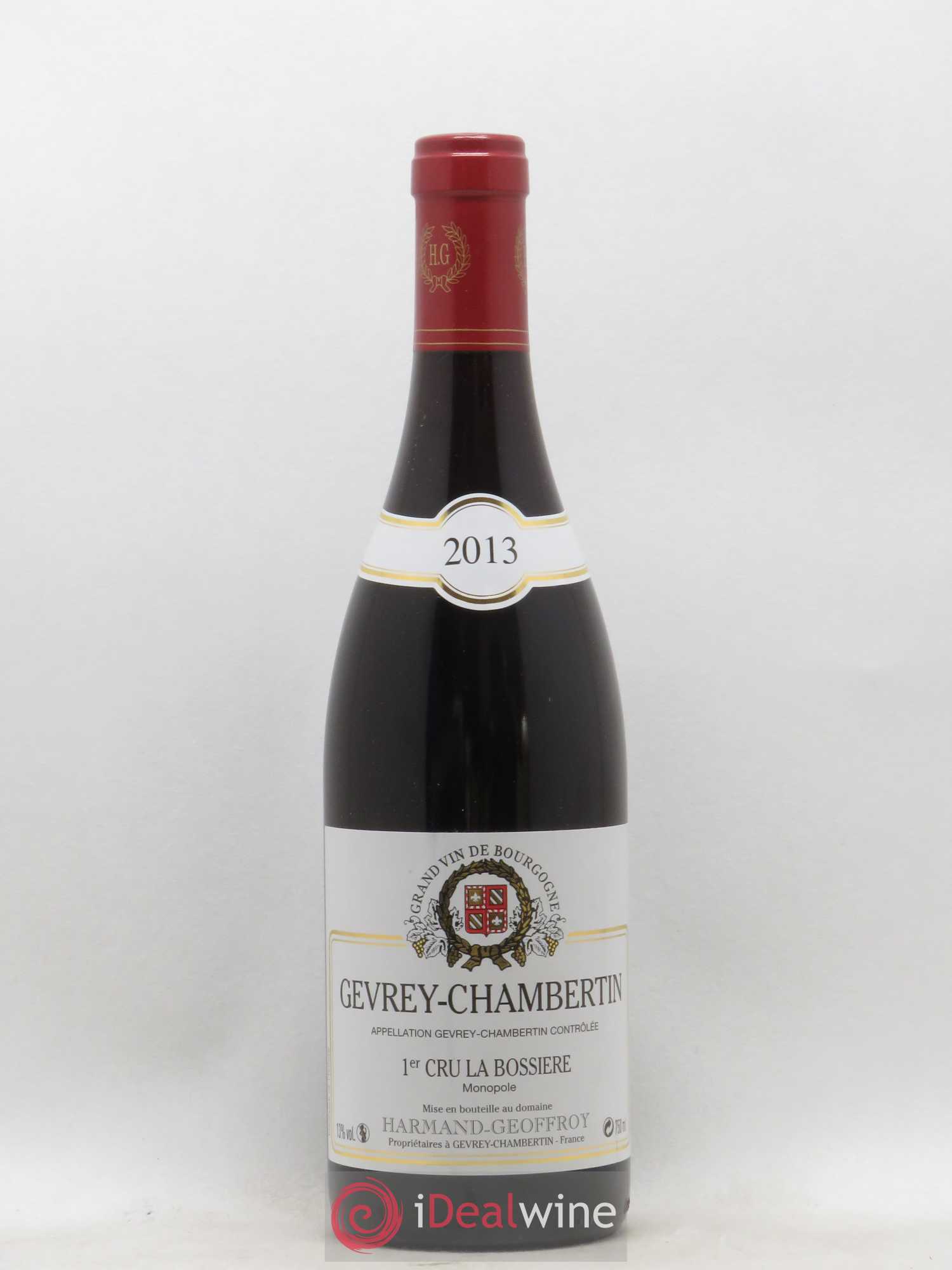 Gevrey-Chambertin 1er Cru La Bossière Harmand-Geoffroy (Domaine) 2013 - Lot of 1 bottle - 0