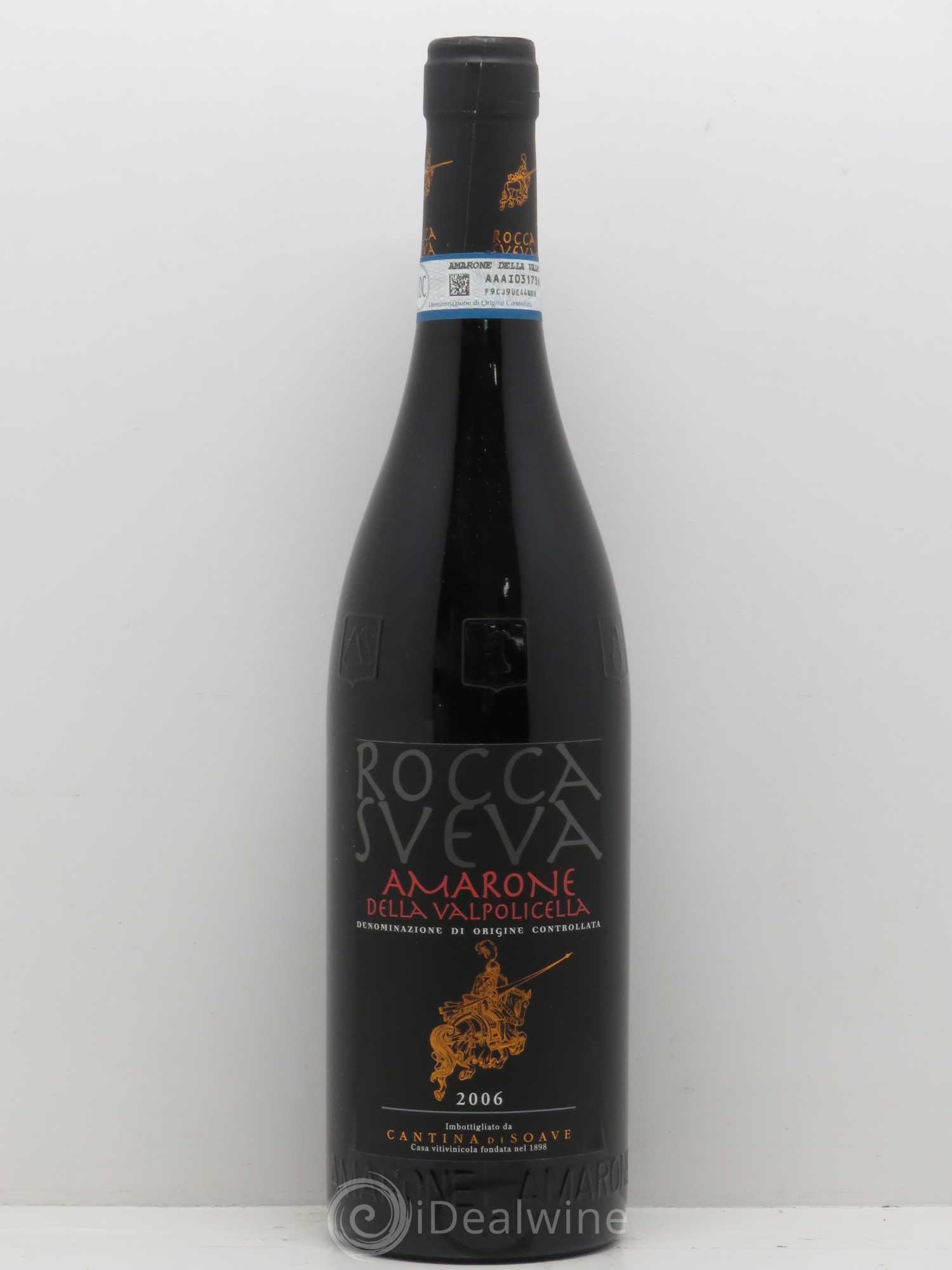 Amarone della Valpolicella DOC Rocca Sveva Cantina di Soave 2006 - Lot de 1 bouteille - 0