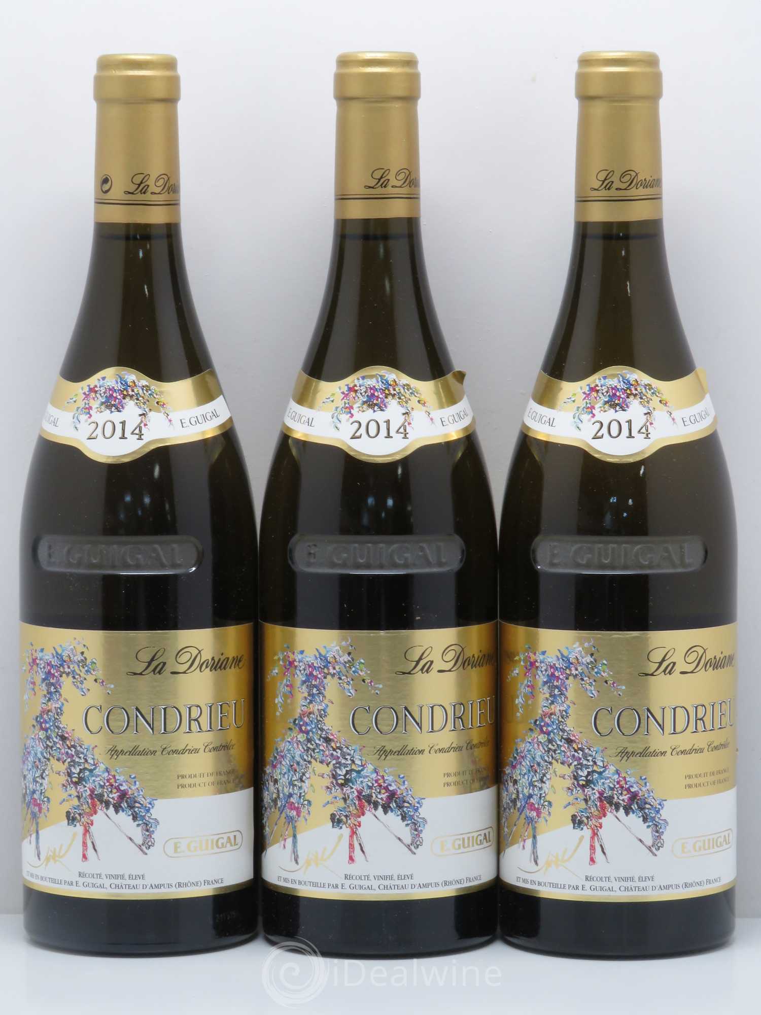 Condrieu La Doriane Guigal 2014 - Lot of 3 bottles - 0