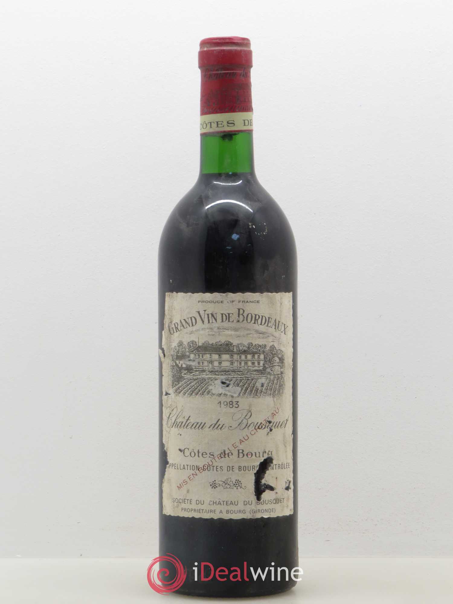 Côtes de Bourg Château du Bousquet (sans prix de réserve) 1983 - Lot de 1 bouteille - 0