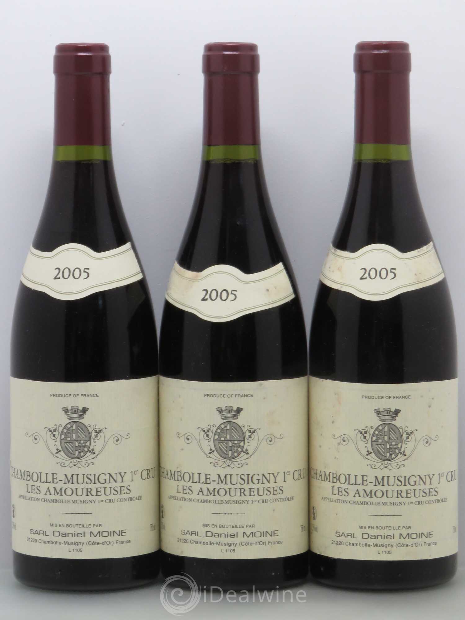 Chambolle-Musigny 1er Cru Les Amoureuses Moine-Hudelot (Domaine) 2005 - Lot de 6 bouteilles - 2