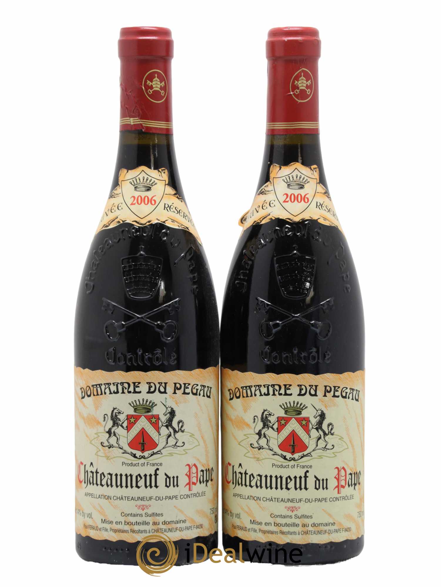 Châteauneuf-du-Pape Domaine du Pégau Cuvée Réservée Paul et Laurence Féraud 2006 - Lotto di 2 bottiglie - 0