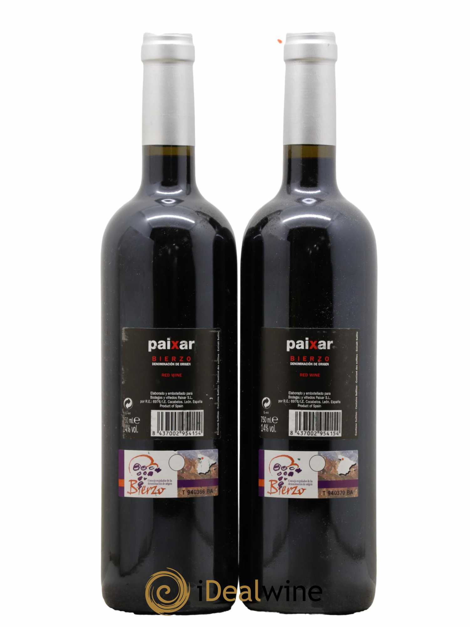 Bierzo DO Mencia Paixar Luna Beberide 2012 - Lot of 2 bottles - 1