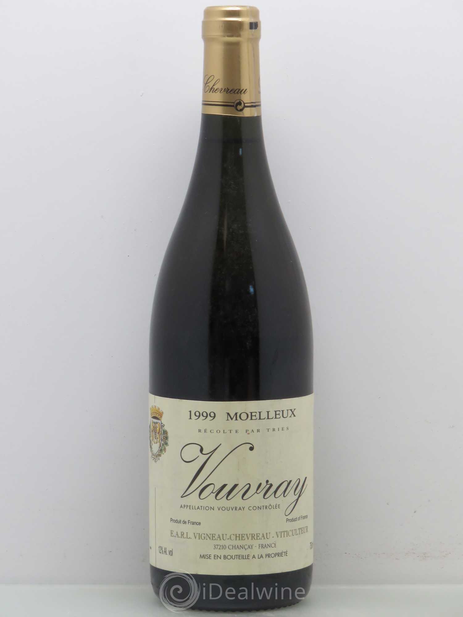 Vouvray Domaine De Vigneau Chevreau Moelleux (sans prix de réserve) 1999 - Lot de 1 bouteille - 0