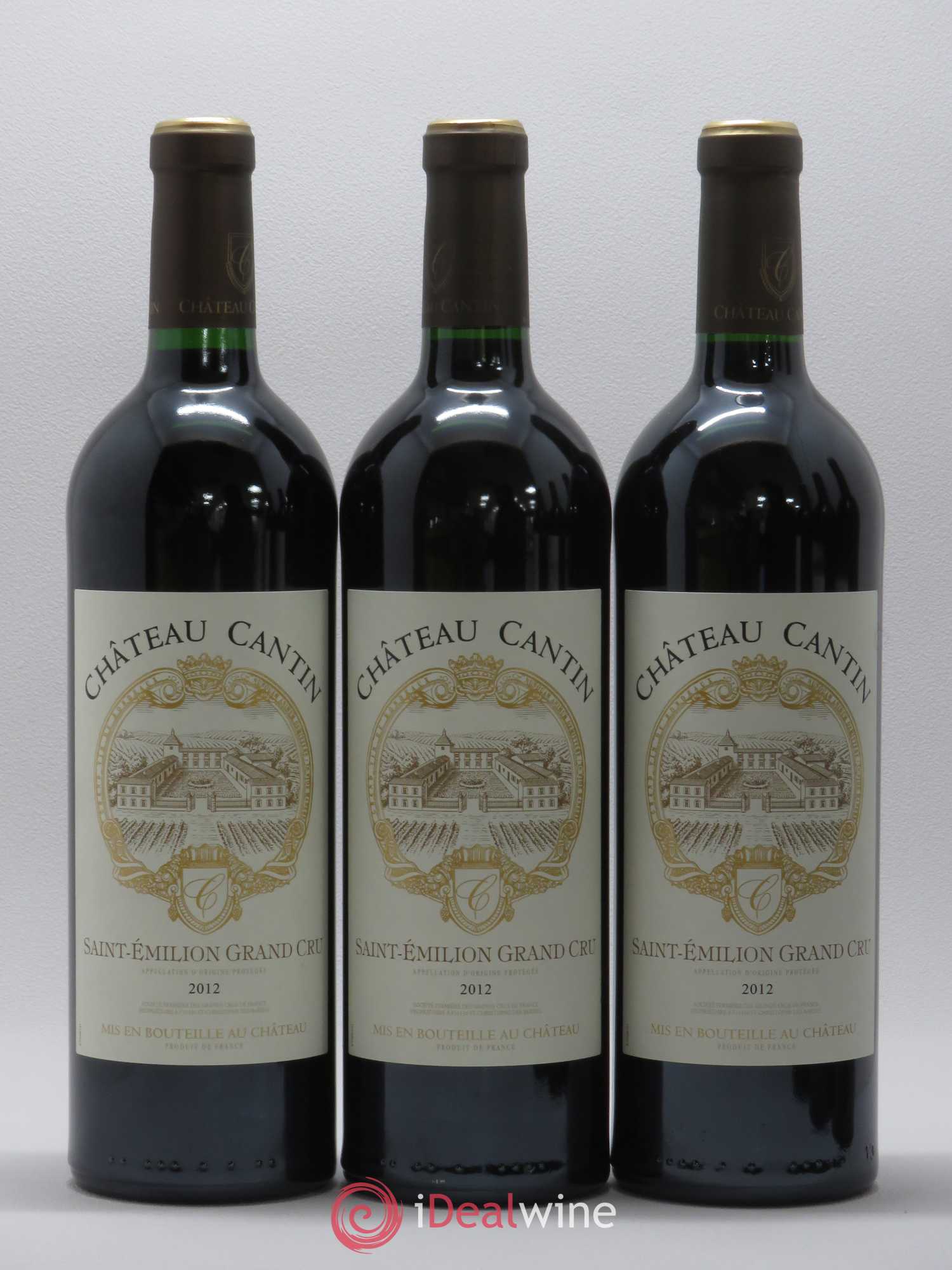 Château Cantin  (no reserve) 2012 - Lot of 6 bottles - 1