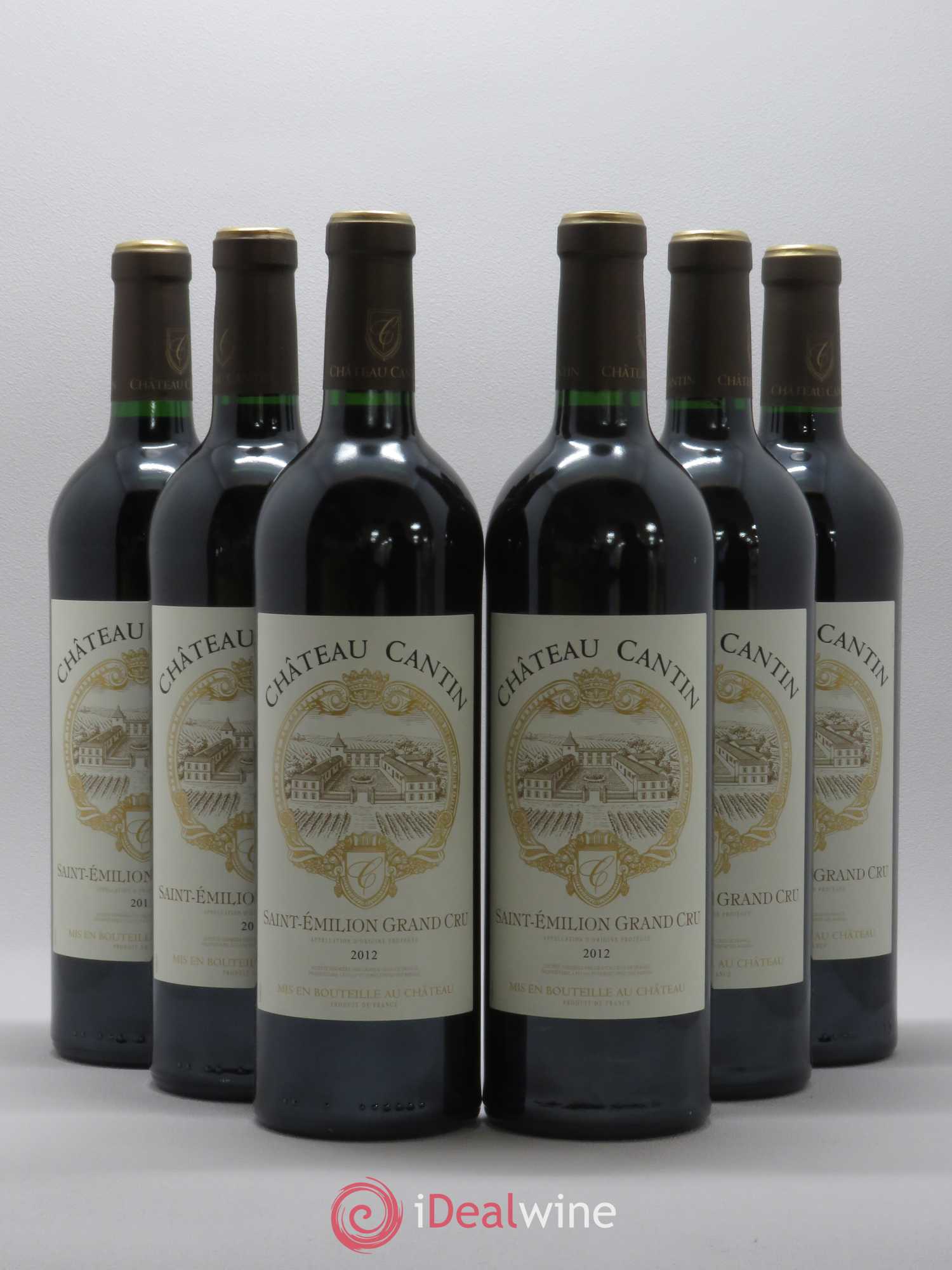 Château Cantin  (sans prix de réserve) 2012 - Lot de 6 bouteilles - 0