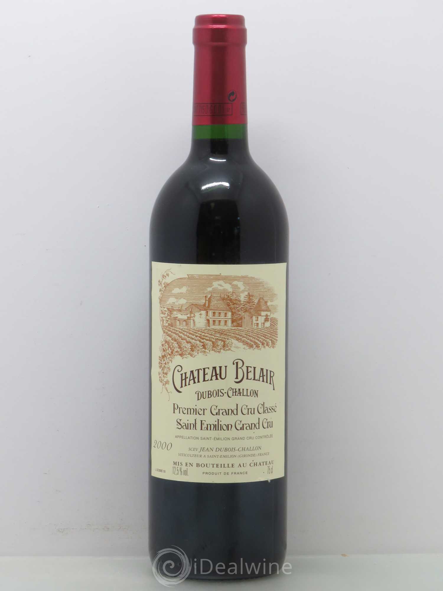 Saint-Émilion Château Bel Air - Dubois Challon 2000 - Lot de 1 bouteille - 0