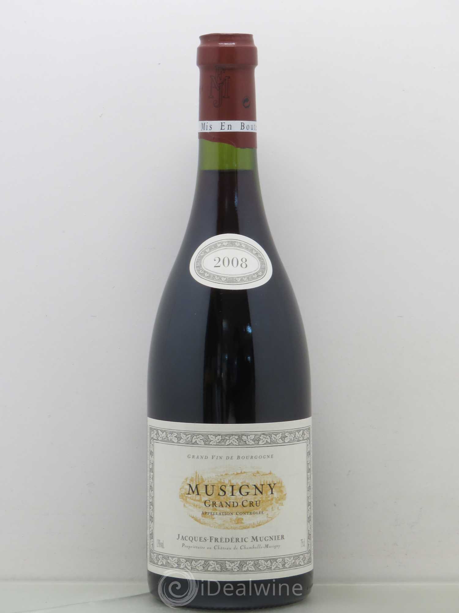 Musigny Grand Cru Jacques-Frédéric Mugnier 2008 - Lot de 1 bouteille - 0