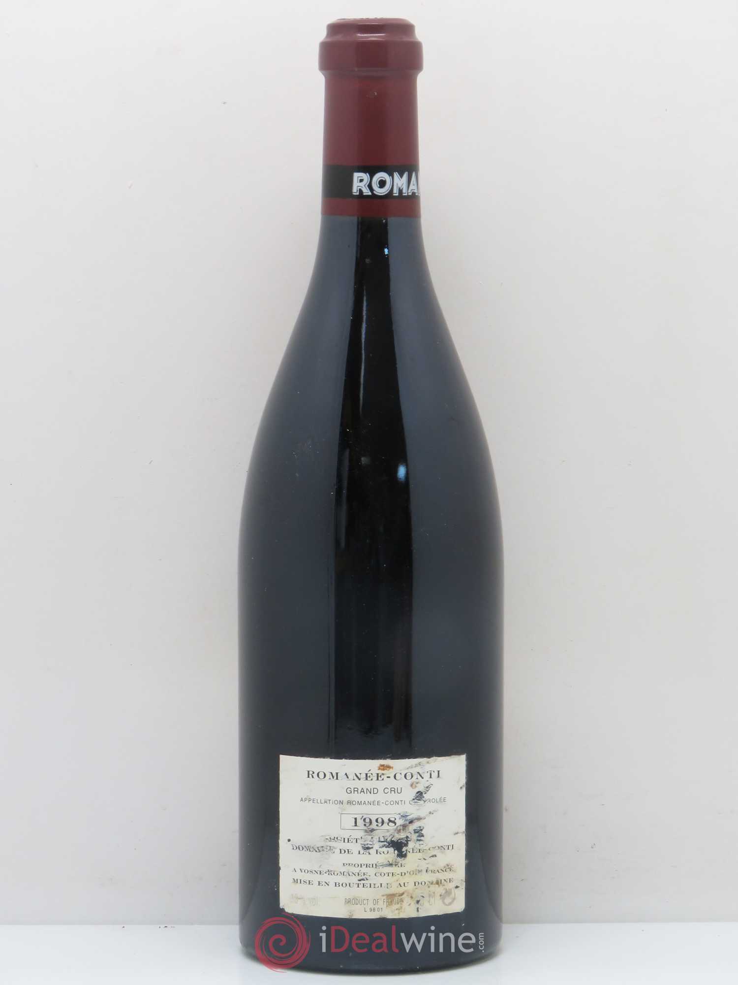 Romanée-Conti Grand Cru Domaine de la Romanée-Conti 1998 - Lot of 1 bottle - 1