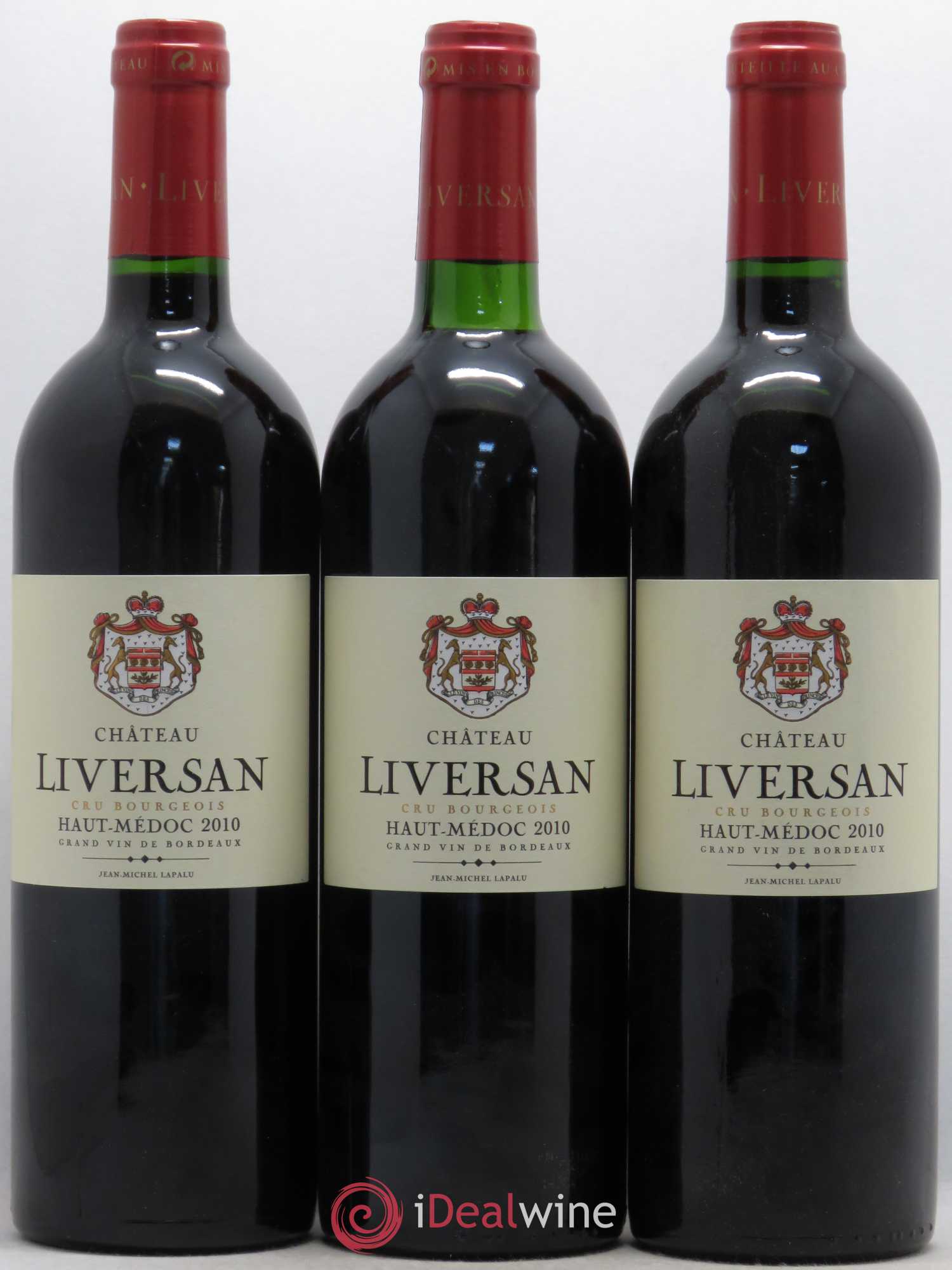 Château Liversan Cru Bourgeois 2010 - Lot de 3 bouteilles - 0