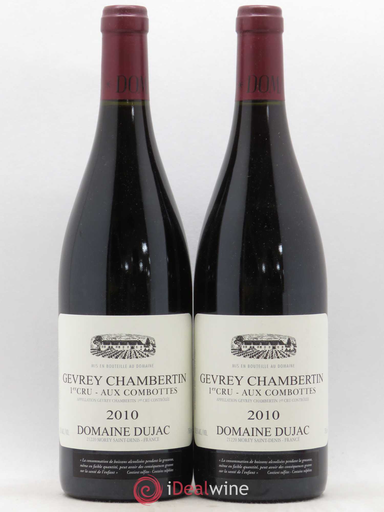 Gevrey-Chambertin 1er Cru Aux Combottes Dujac (Domaine) 2010 - Lot of 2 bottles - 0