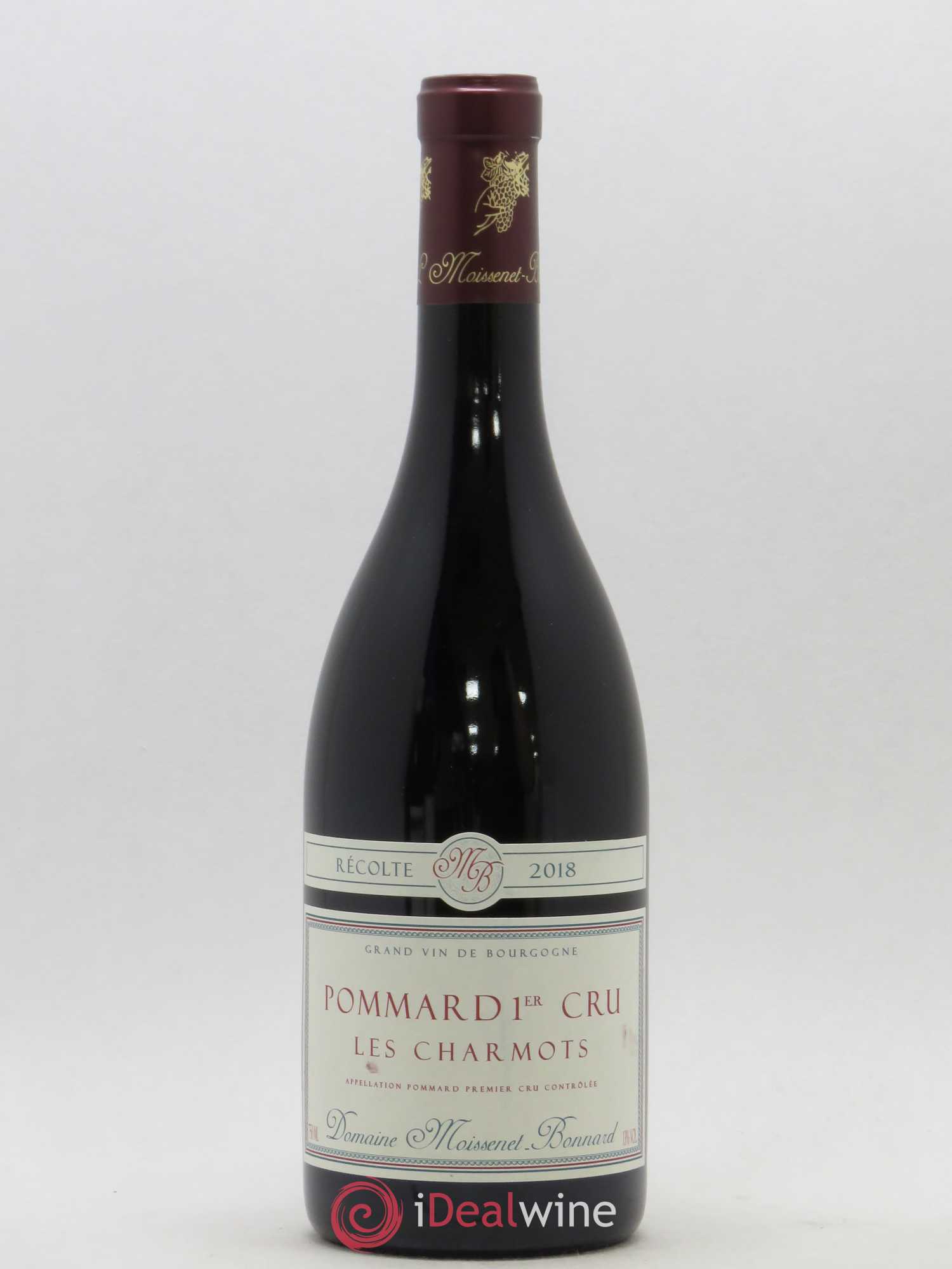 Pommard 1er Cru Les Charmots Domaine Moissenet-Bonnard (sans prix de réserve) 2018 - Lot de 1 bouteille - 0