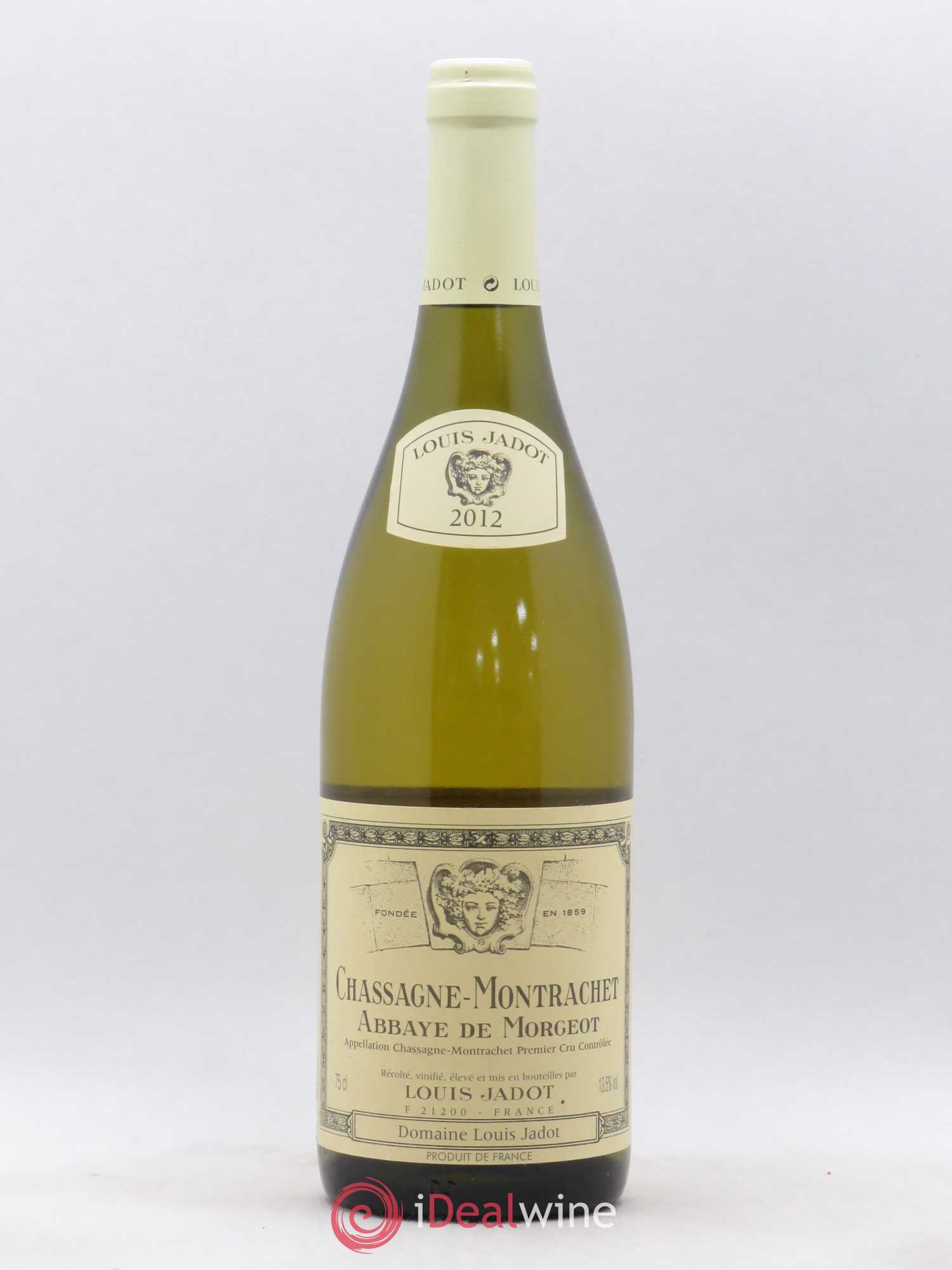 Chassagne-Montrachet 1er Cru Abbaye de Morgeot Domaine Louis Jadot 2012 - Lot de 1 bouteille - 0