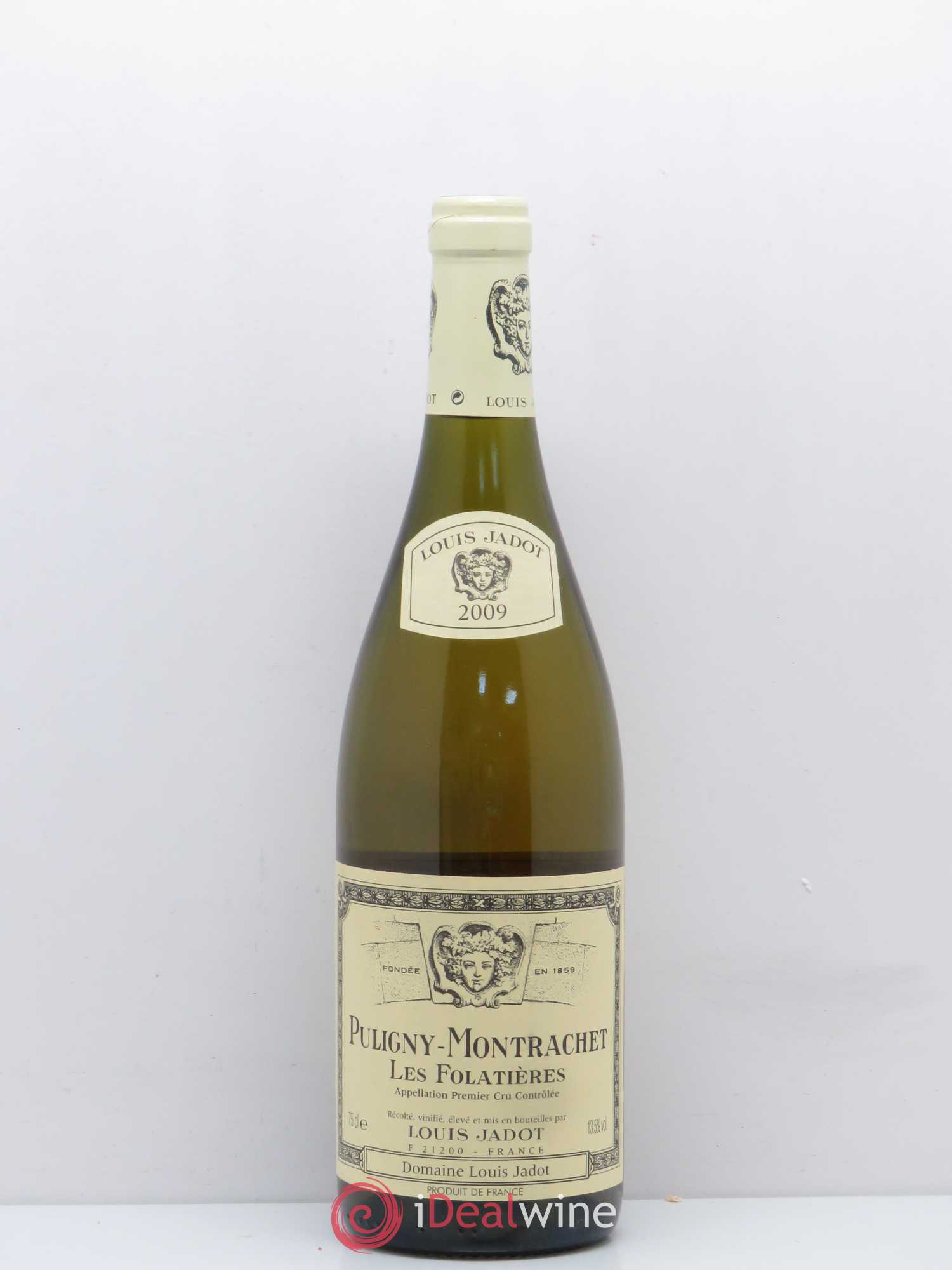 Puligny-Montrachet 1er Cru Les Folatières Domaine Louis Jadot 2009 - Lot de 1 bouteille - 0