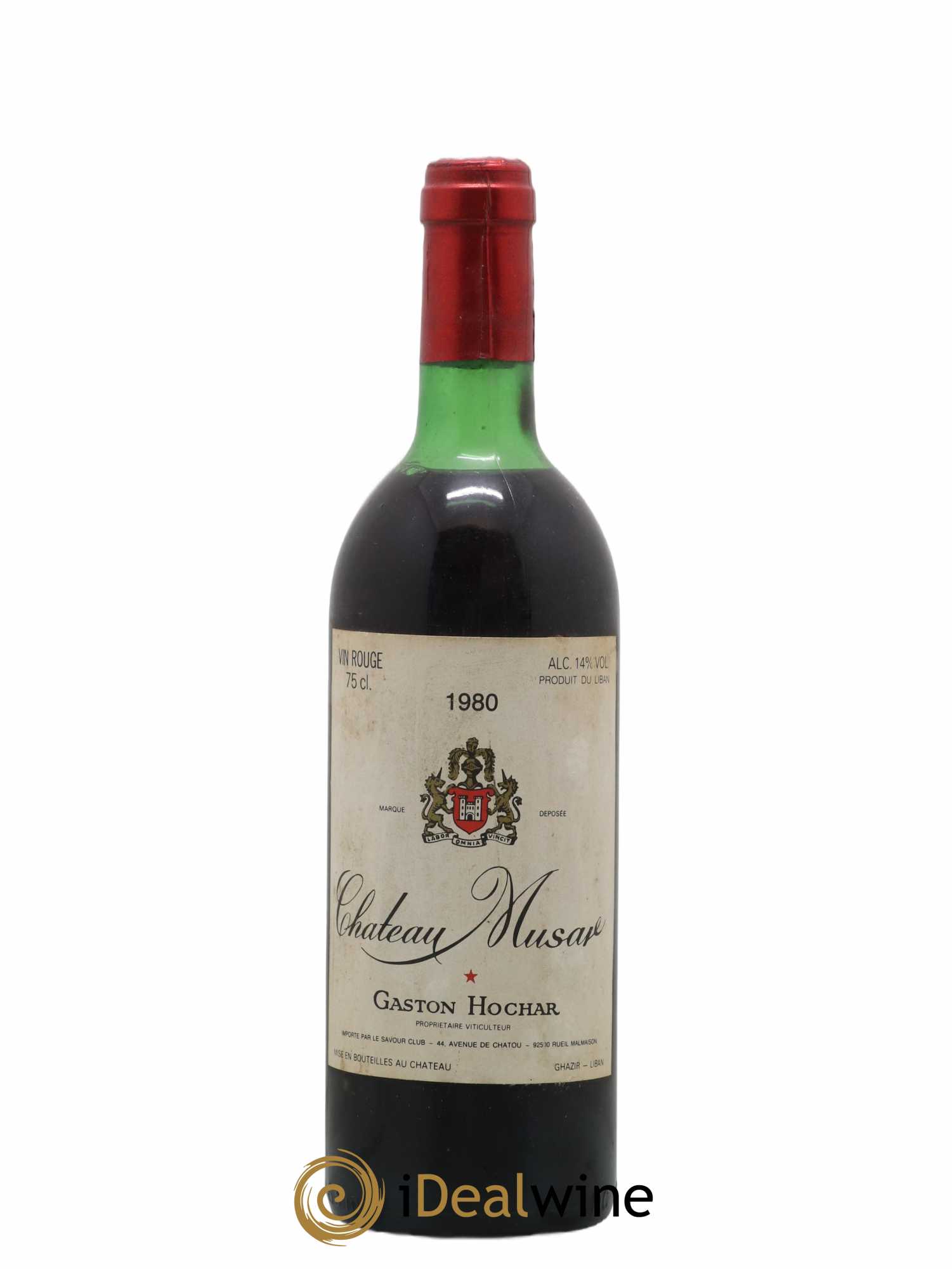 Château Musar Serge Hochar 1980 - Lot de 1 bouteille - 0