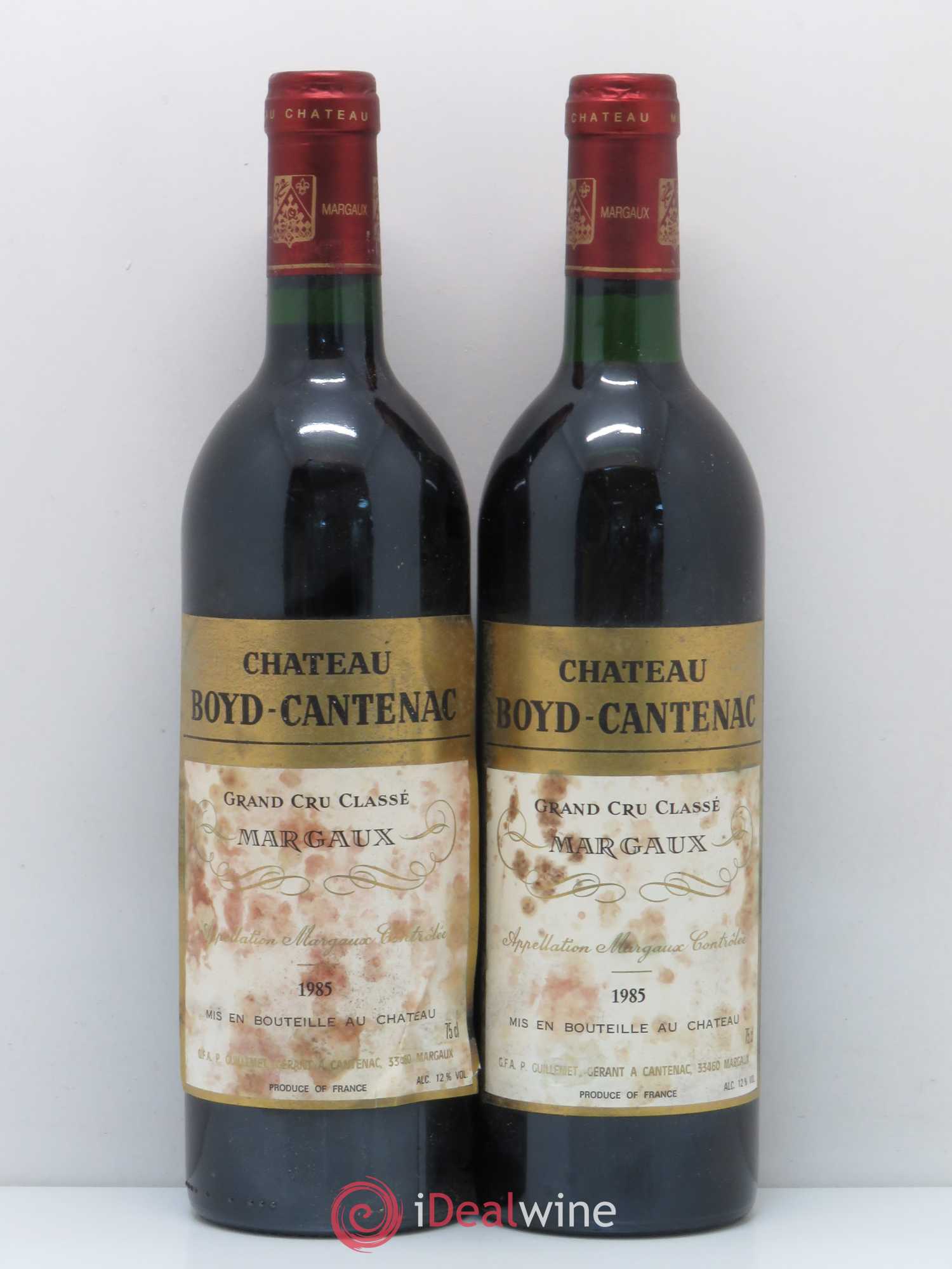 Château Boyd Cantenac 3ème Grand Cru Classé 1985 - Lot of 2 bottles - 0