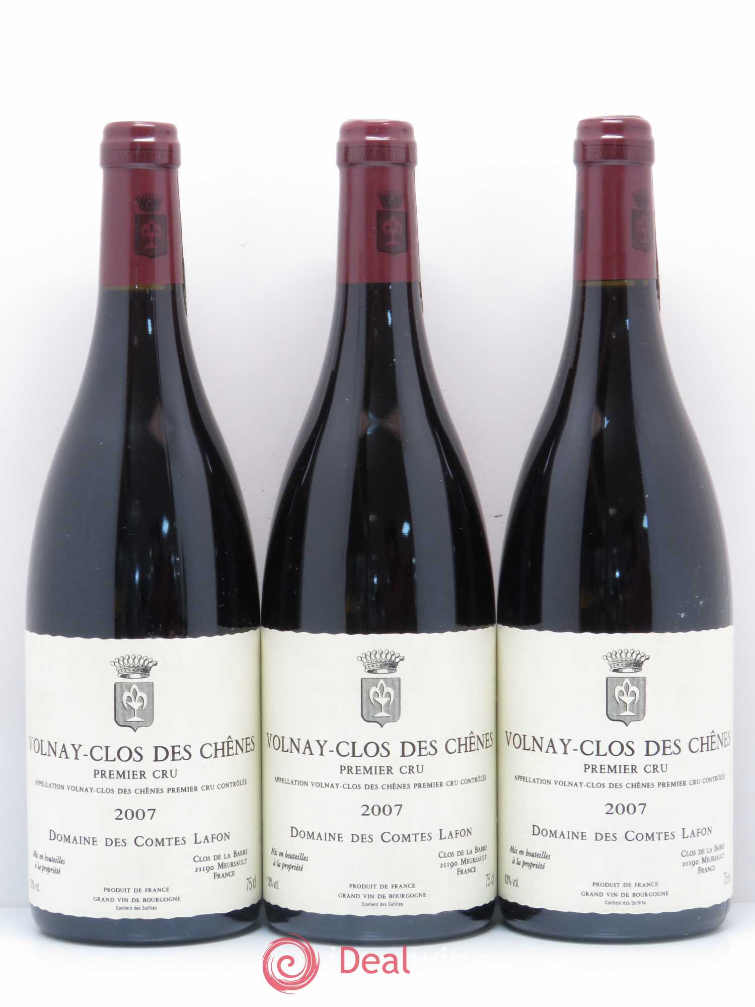 Volnay 1er Cru Clos des Chênes Comtes Lafon (Domaine des) 2007 - Lot de 6 bouteilles - 2