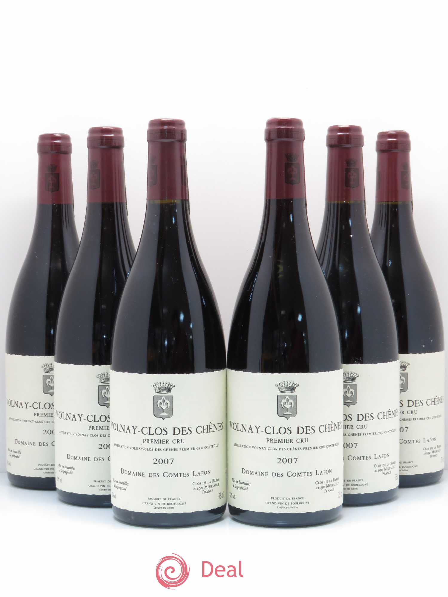 Volnay 1er Cru Clos des Chênes Comtes Lafon (Domaine des) 2007 - Lot de 6 bouteilles - 0