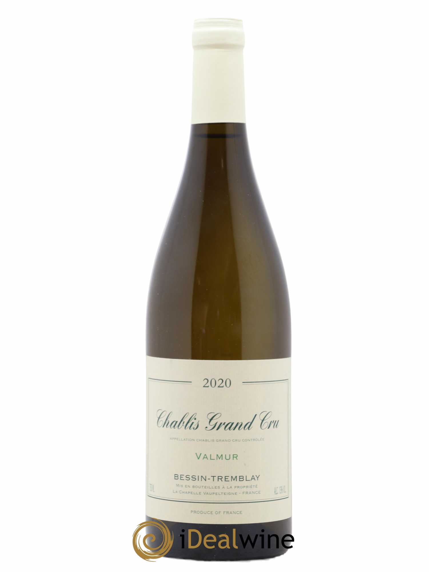 Chablis Grand Cru Valmur Bessin Tremblay 2020 - Lot de 1 bouteille - 0